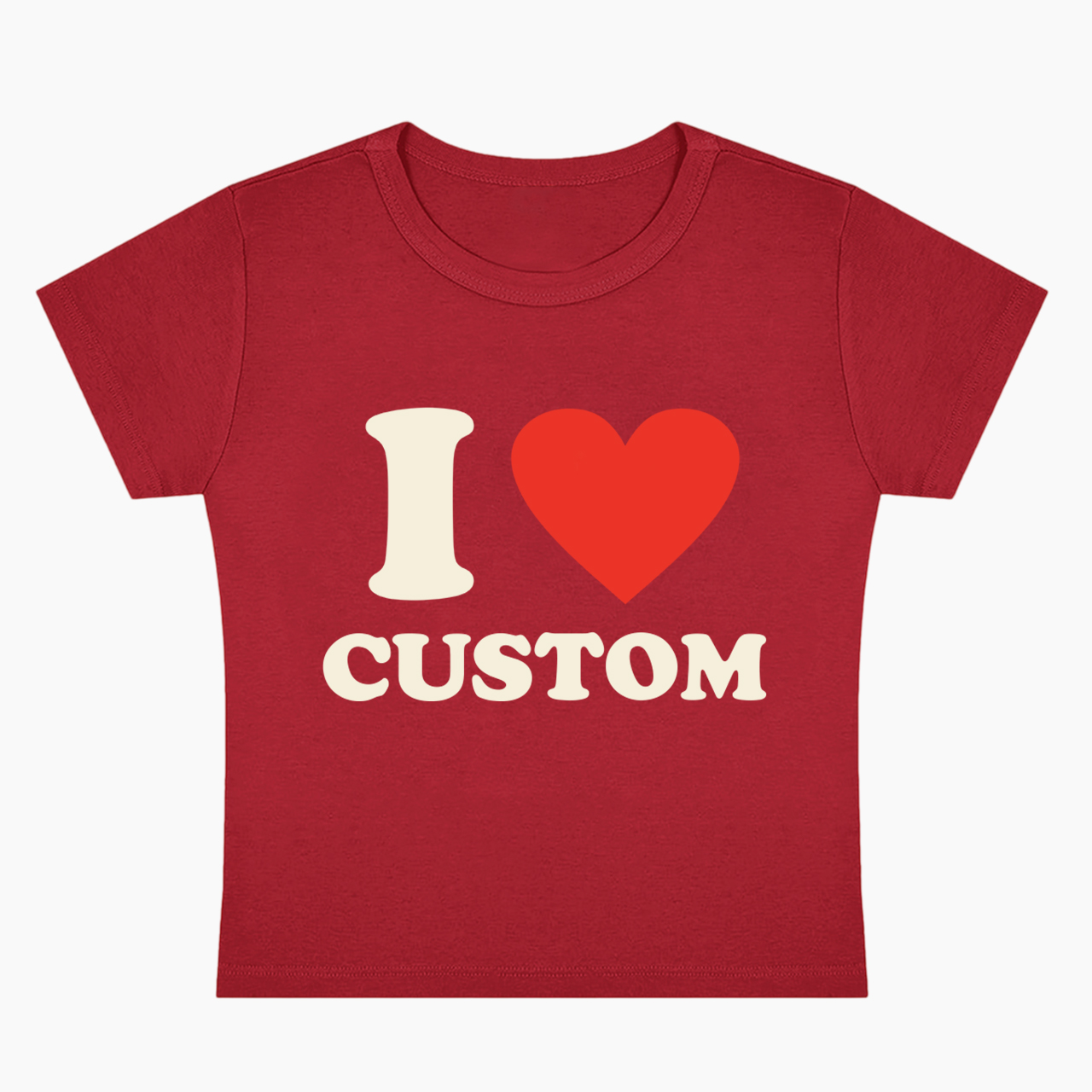  I Love Custom Baby Tee