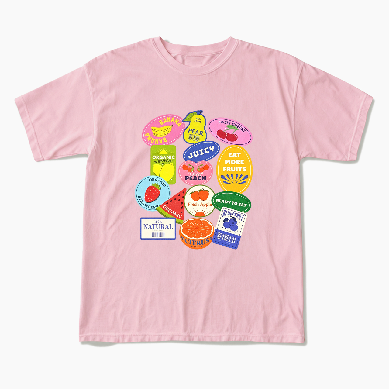 Fruit Stickers T Shirts