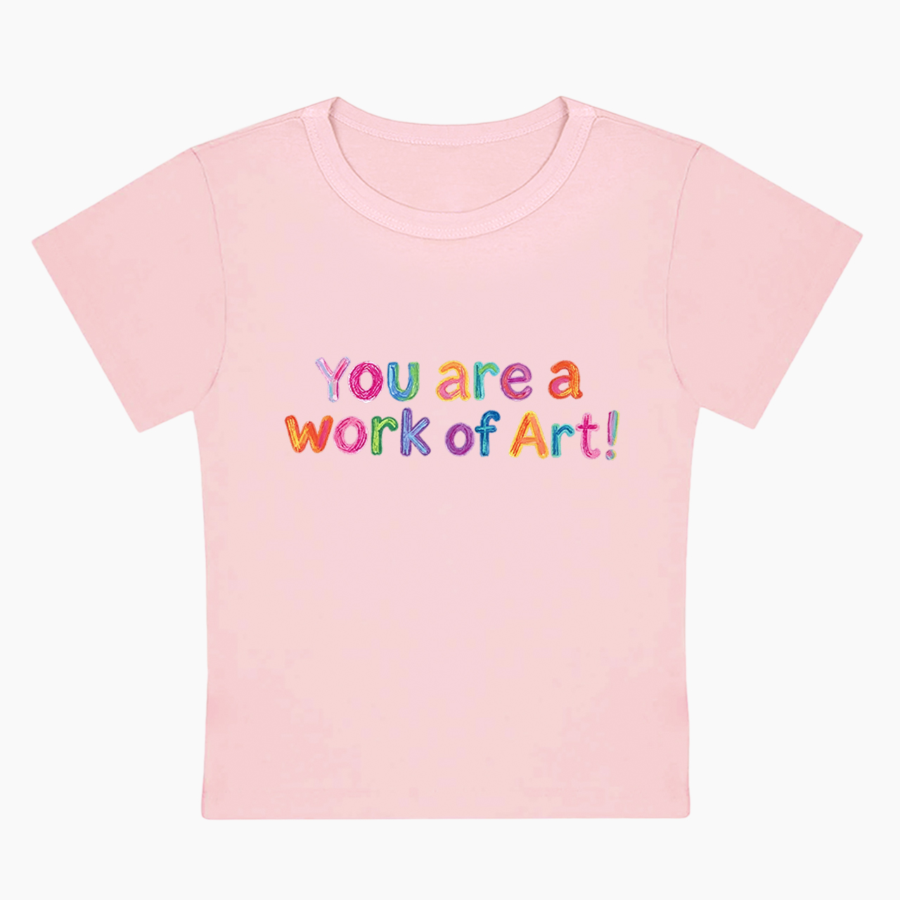 You Are A Work Of Art Baby Tee