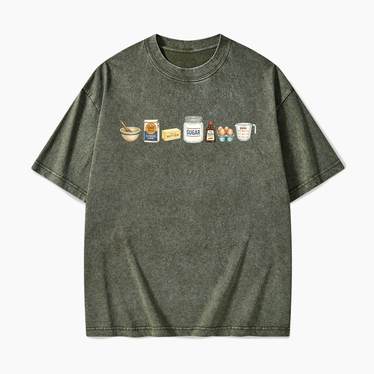 Freshly Baked Artisan Bread Washed Tees