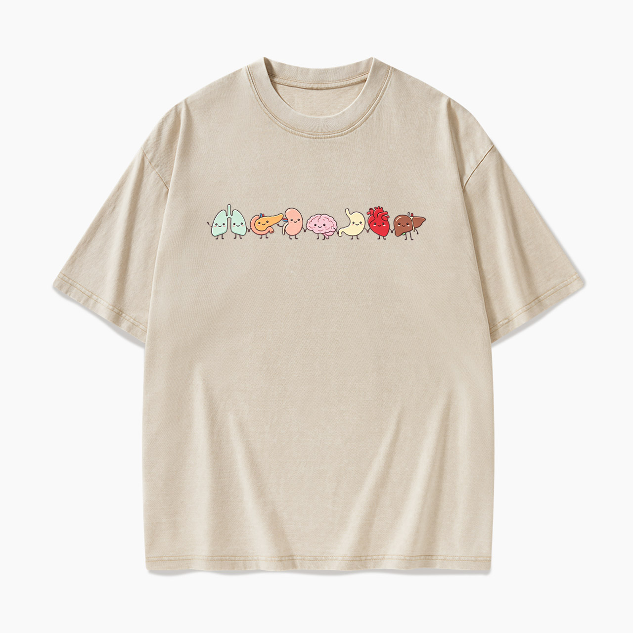 Organ Friends Washed Tees