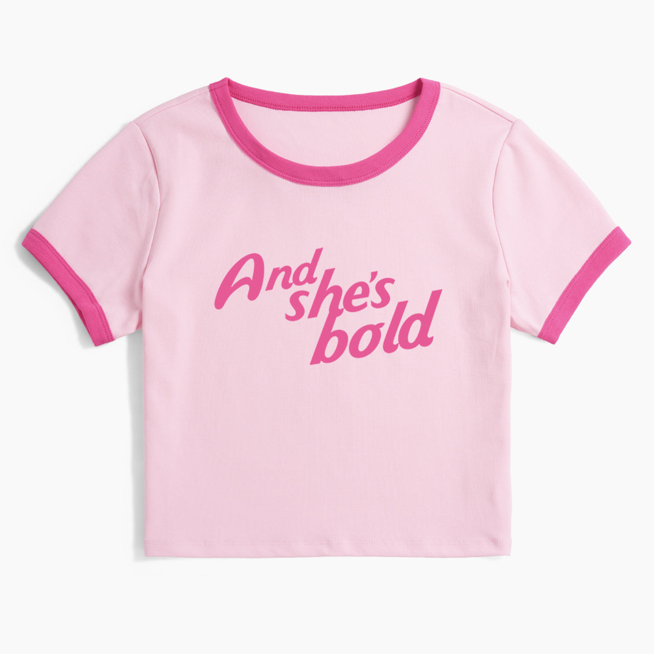 And Shes Bold Ringer Tee