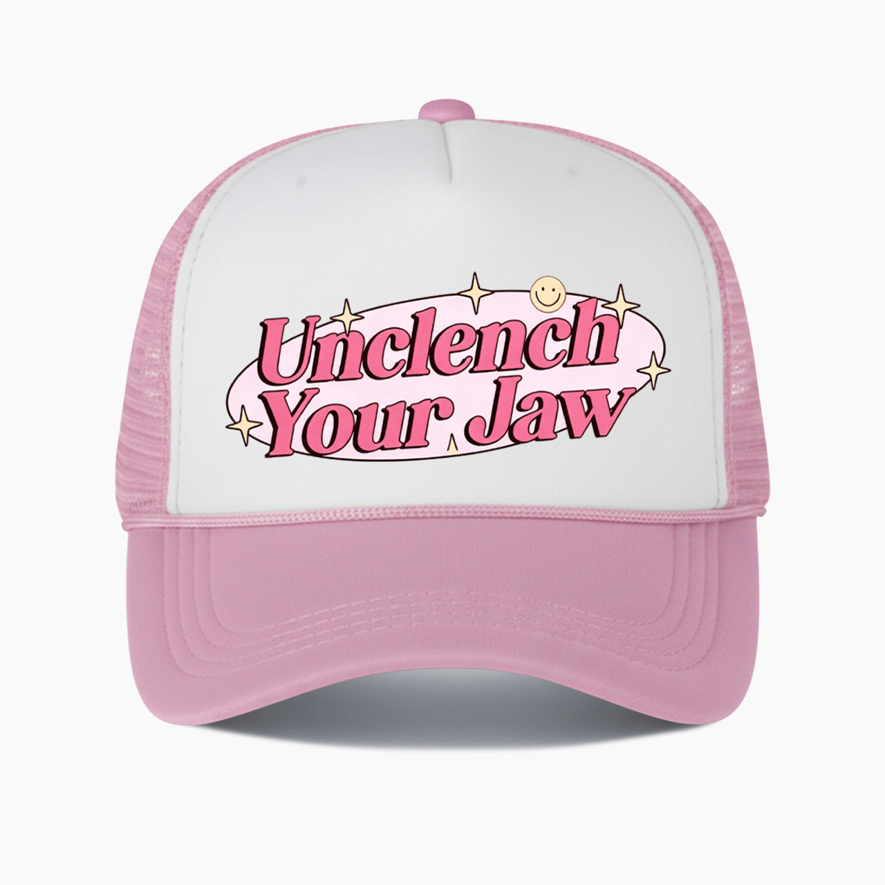 Unclench Your Jaw Colorblock Trucker Hat