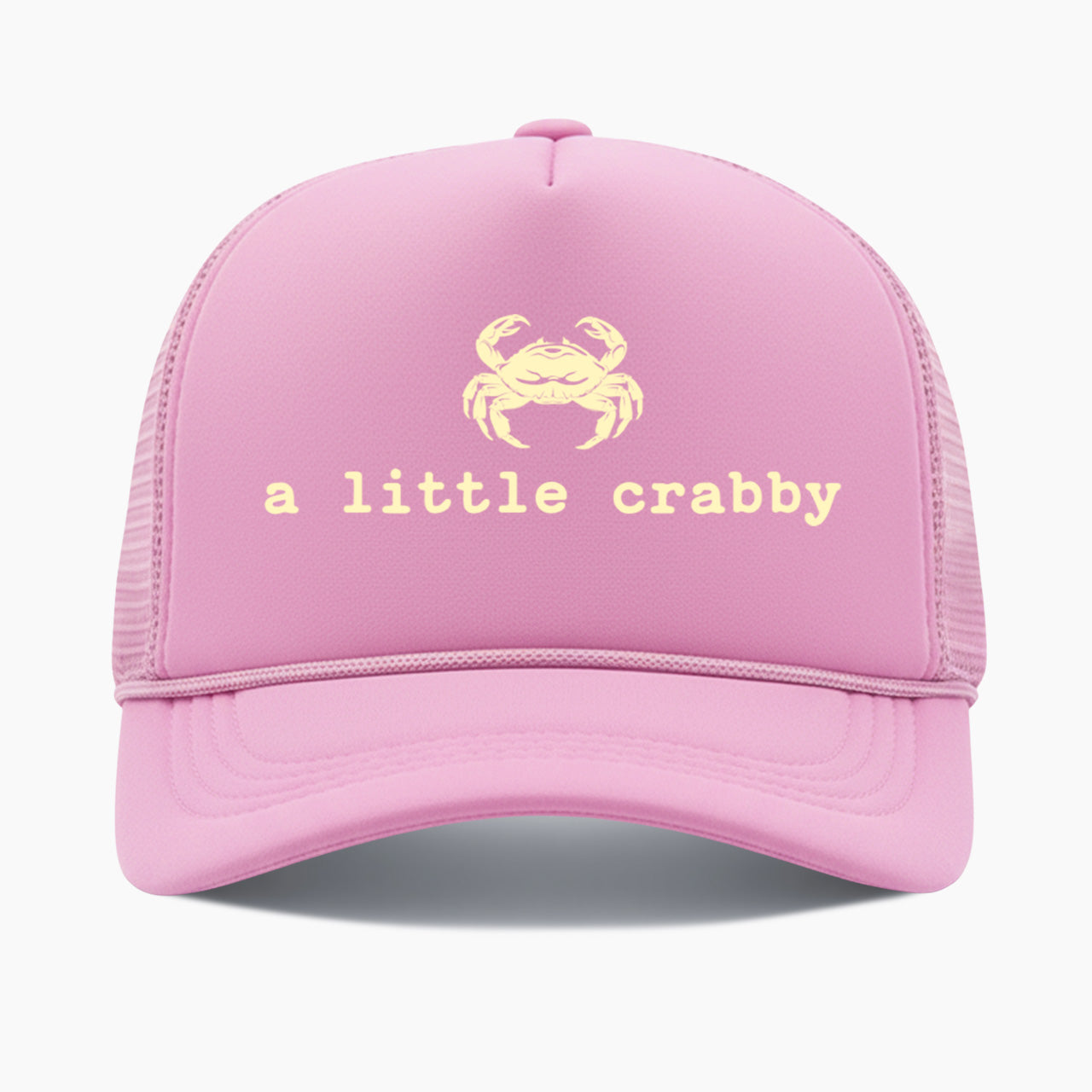 A little Crabby Trucker Hat