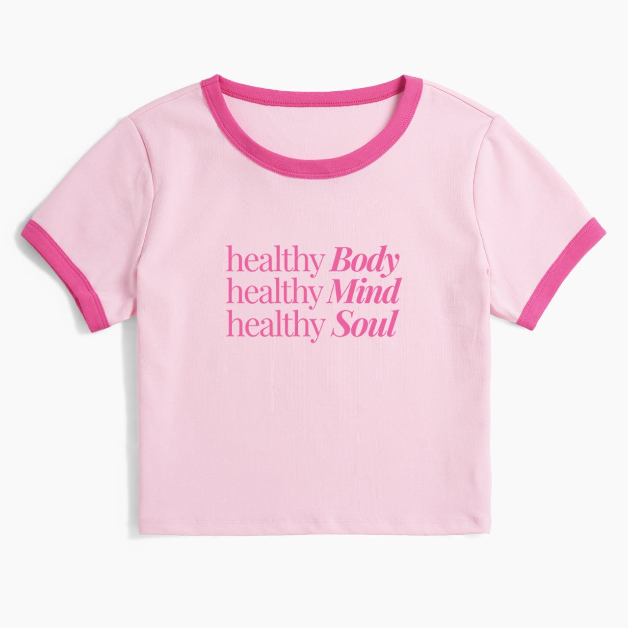 Healthy Body Mind Soul Ringer Tee
