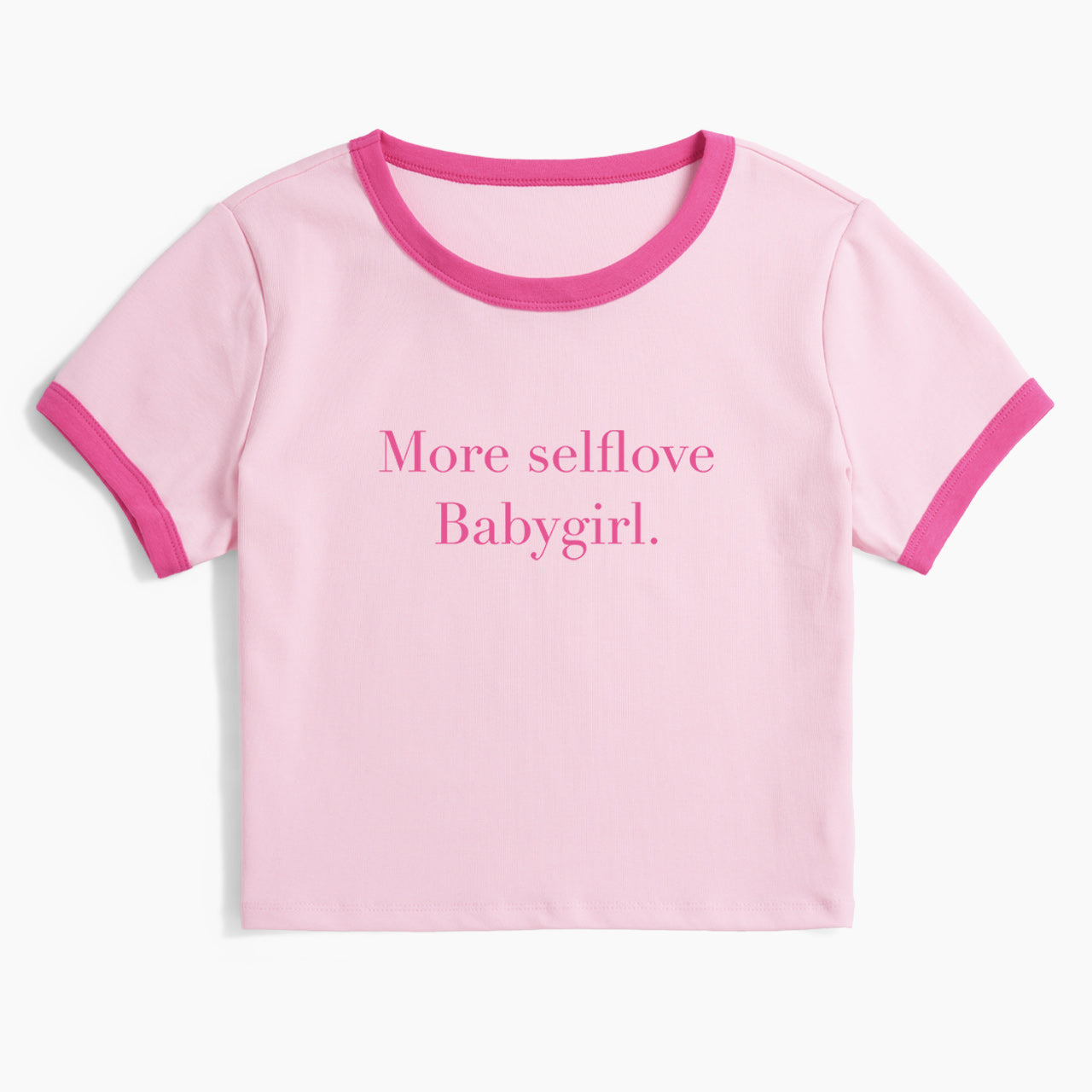 More selflove Babygirl Ringer Tee