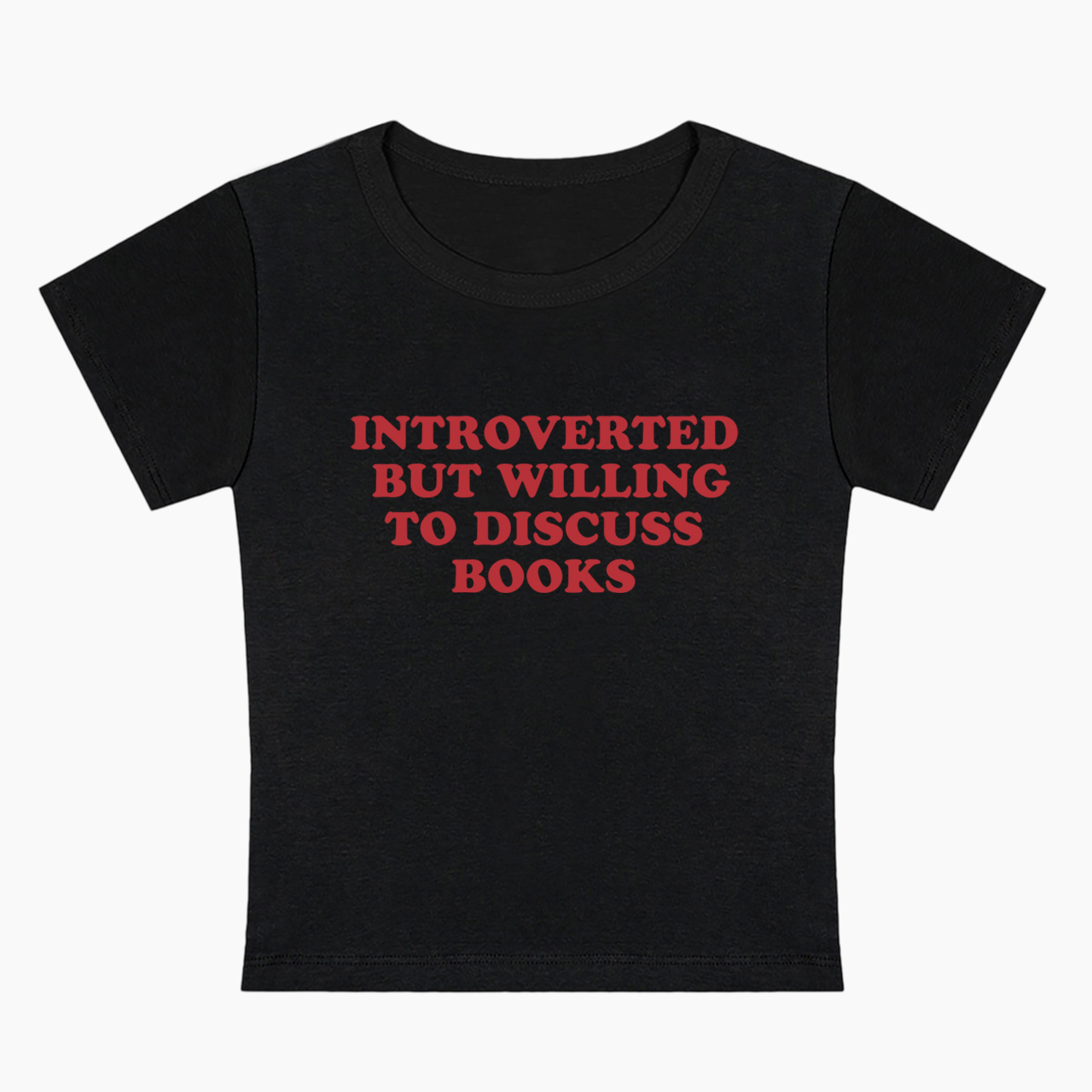 Introverted But Willing To Discuss Books Baby Tee