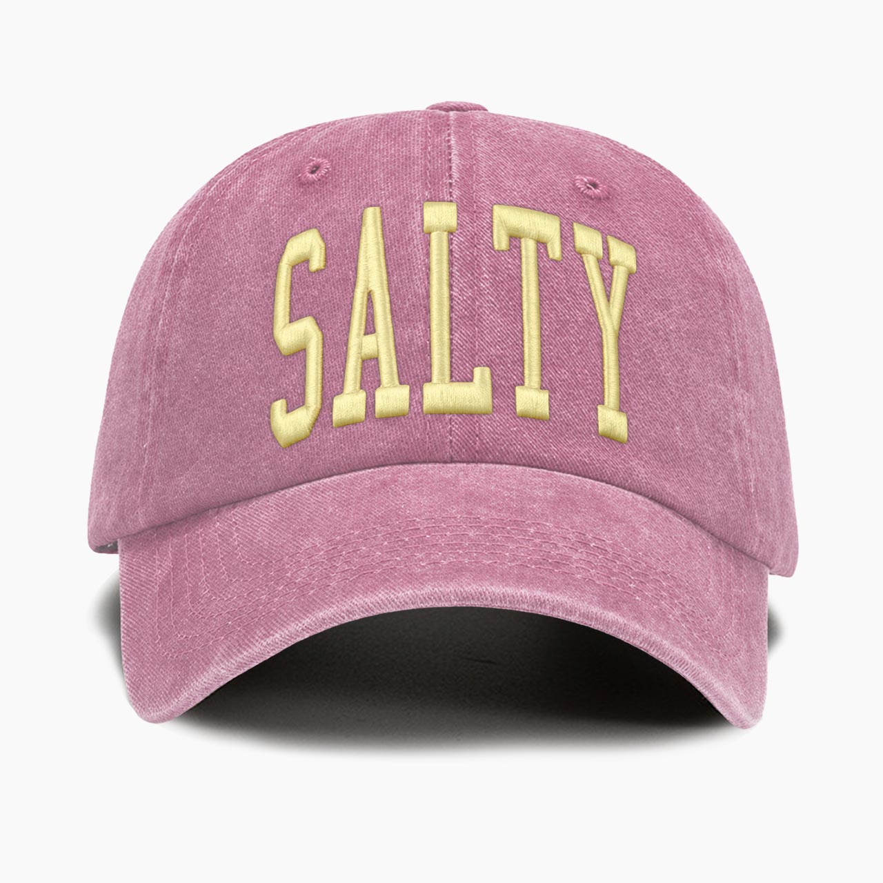 Embroidered Salty Washed Baseball Cap