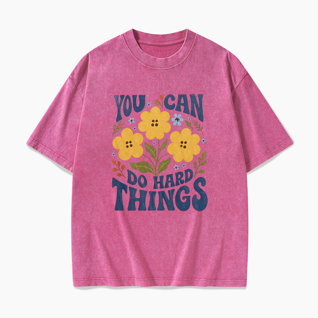You can do Hard Things Encouragement Washed Tees