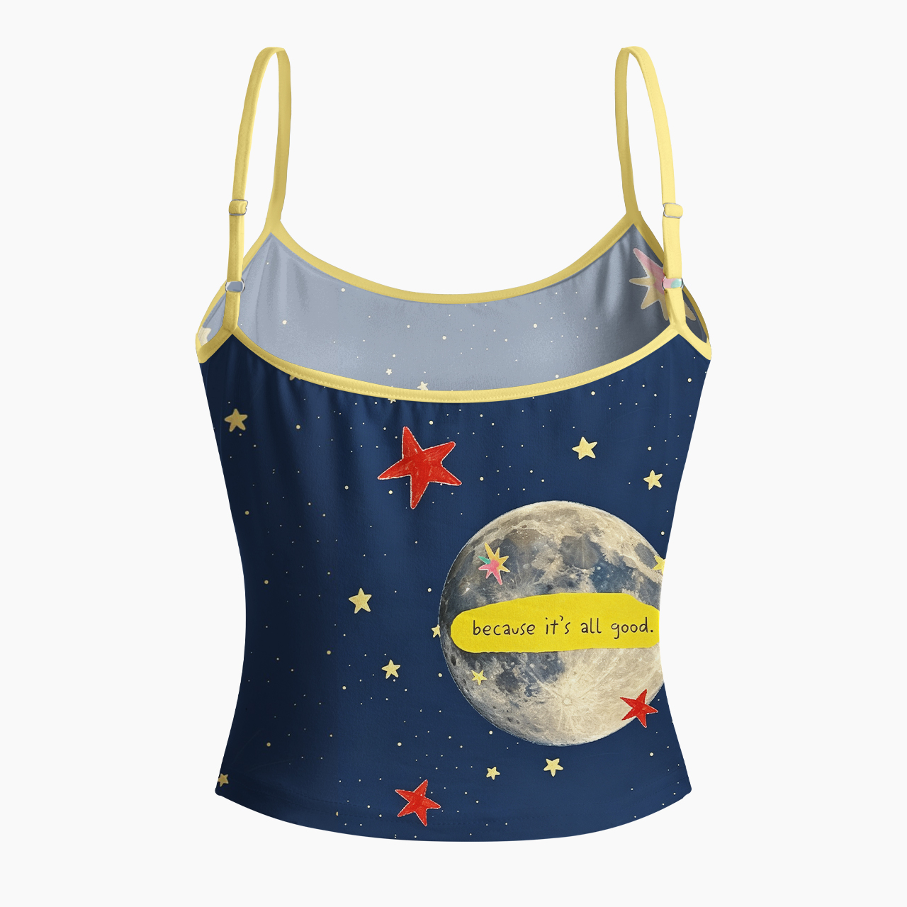Because It's All Good Spaghetti Strap Top