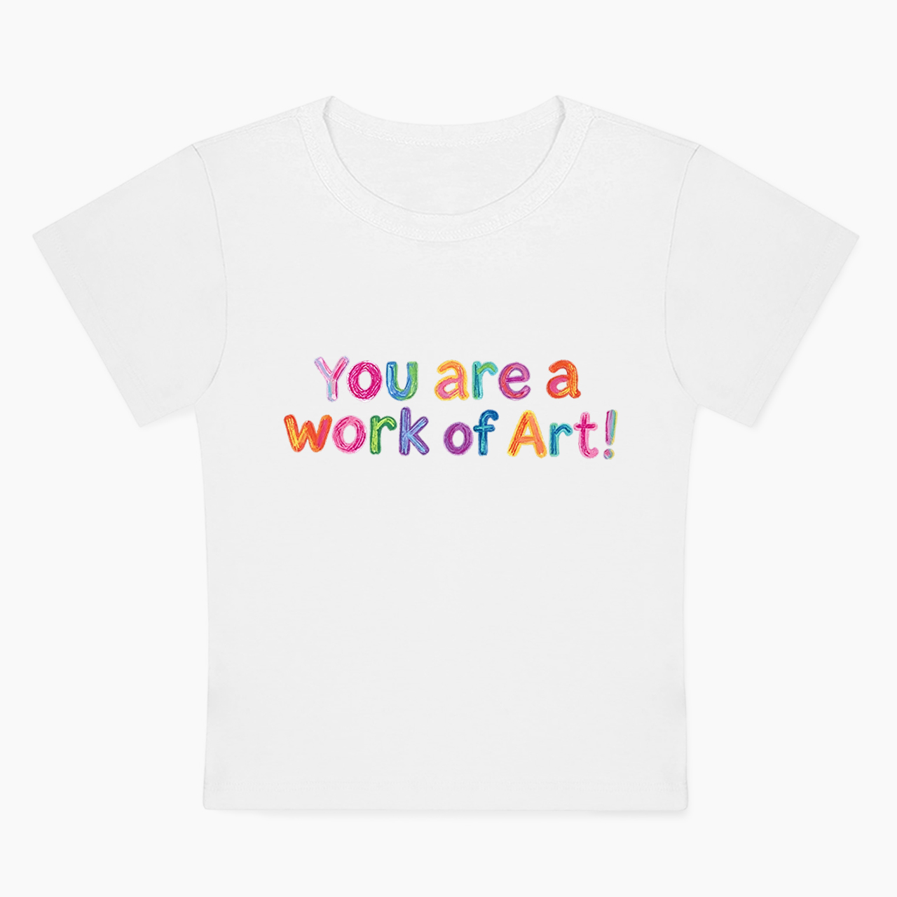 You Are A Work Of Art Baby Tee