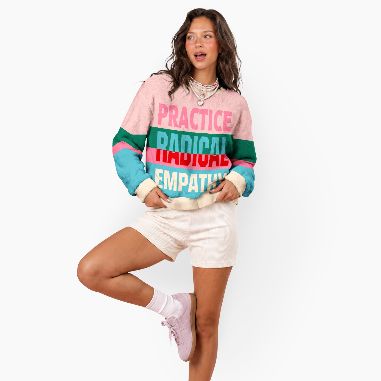 Practice Radical Empathy Mohair Sweatshirts