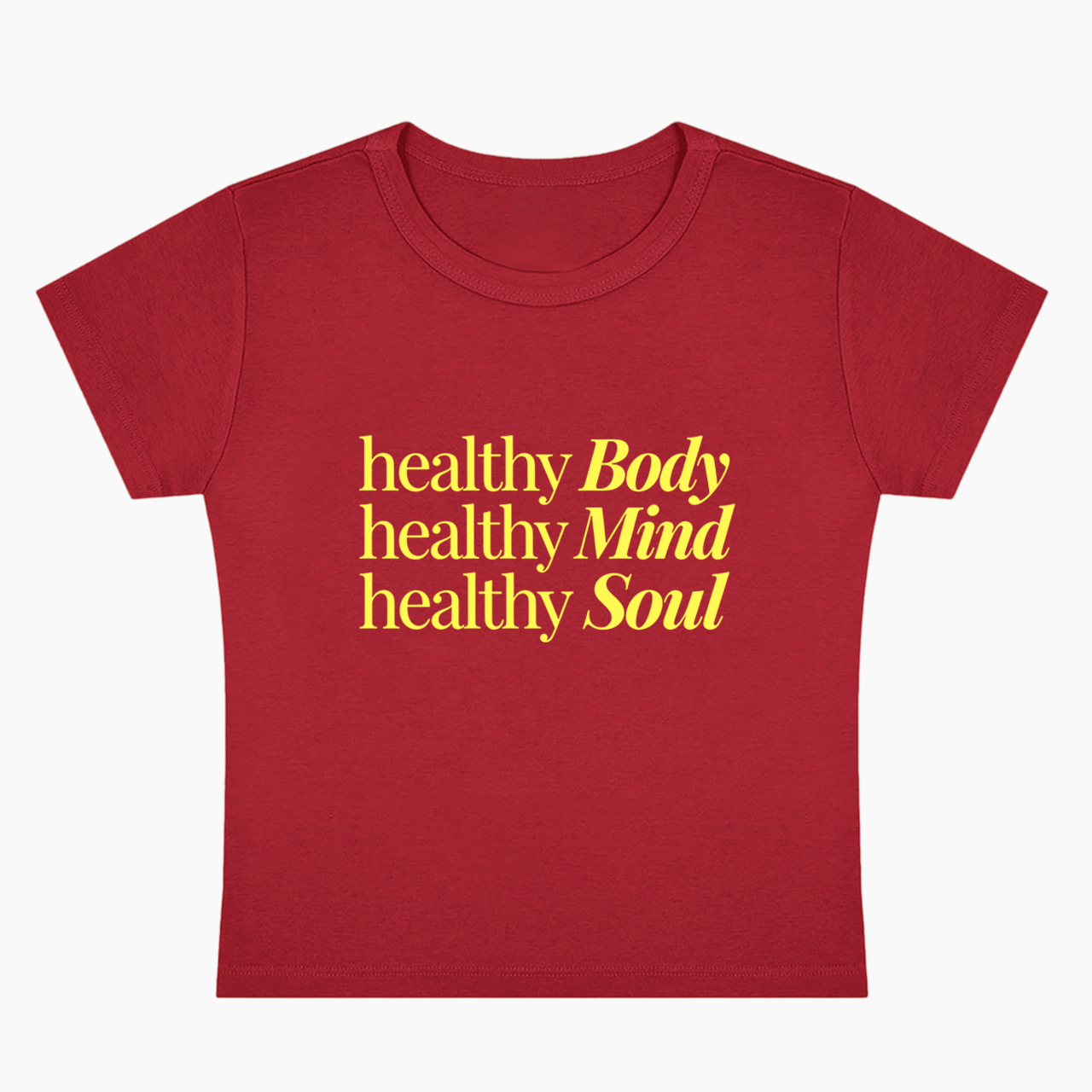 Healthy Body Mind Soul Baby Tee