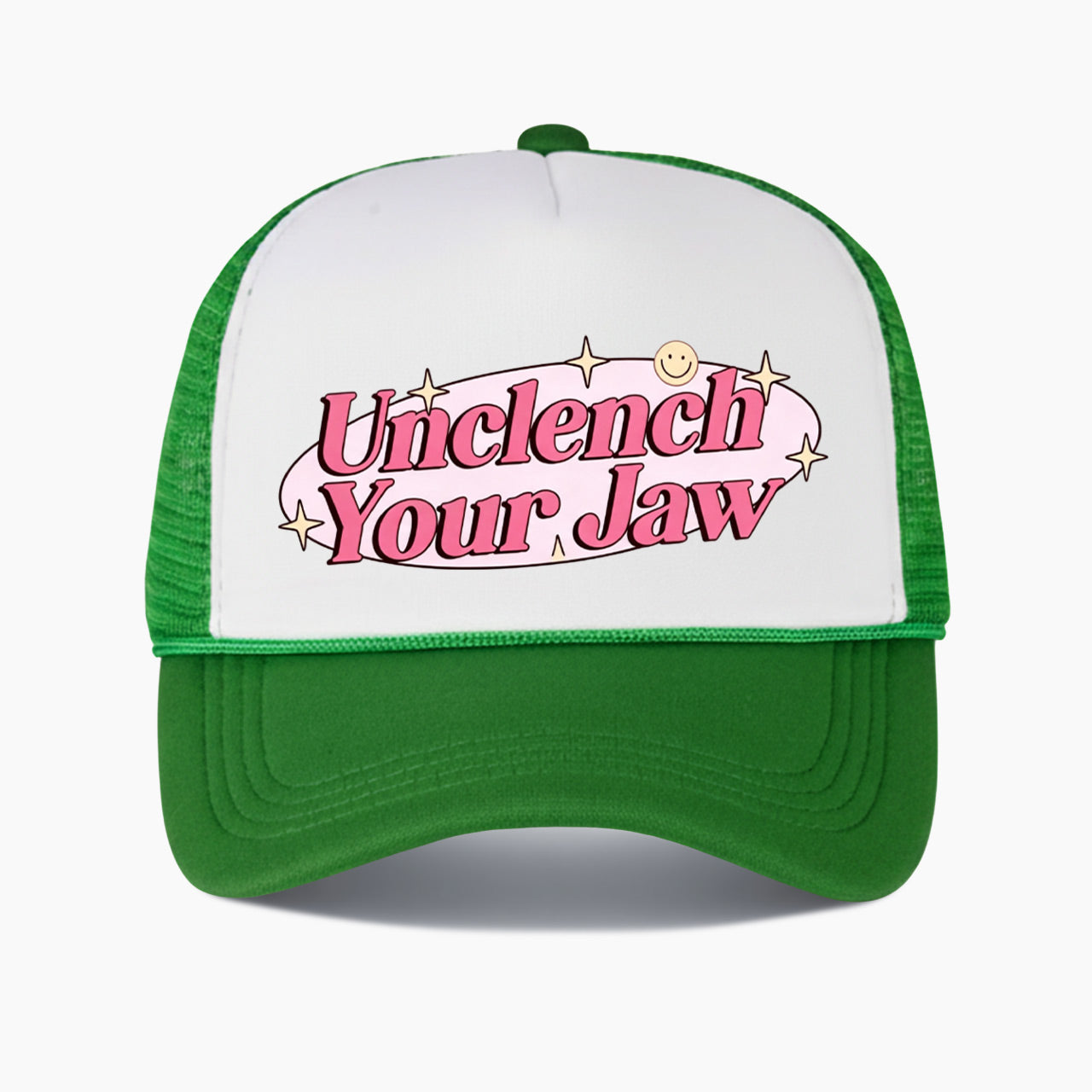 Unclench Your Jaw Colorblock Trucker Hat