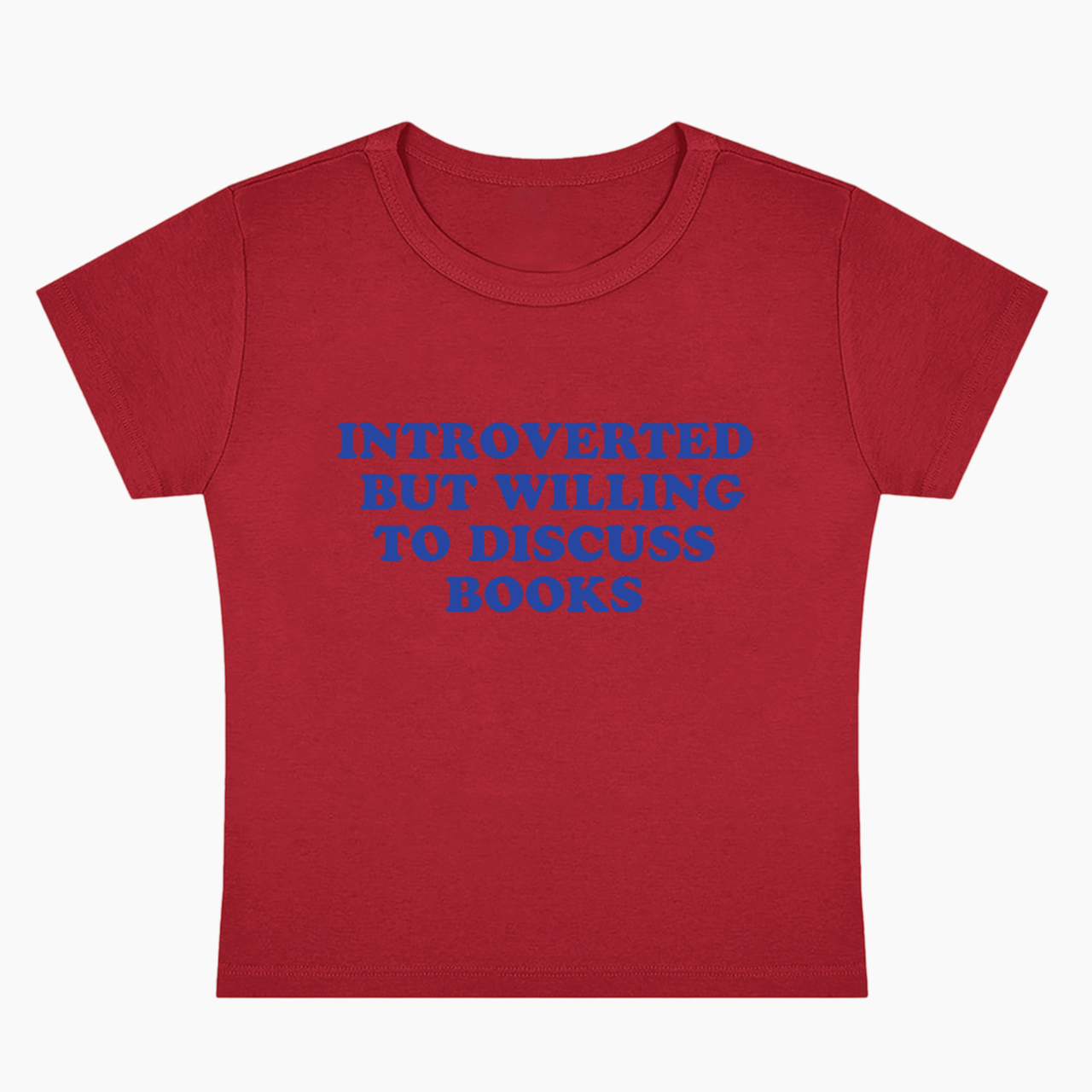 Introverted But Willing To Discuss Books Baby Tee