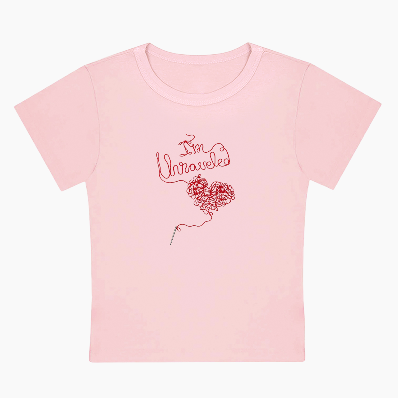 I'm Unraveled Baby Tee