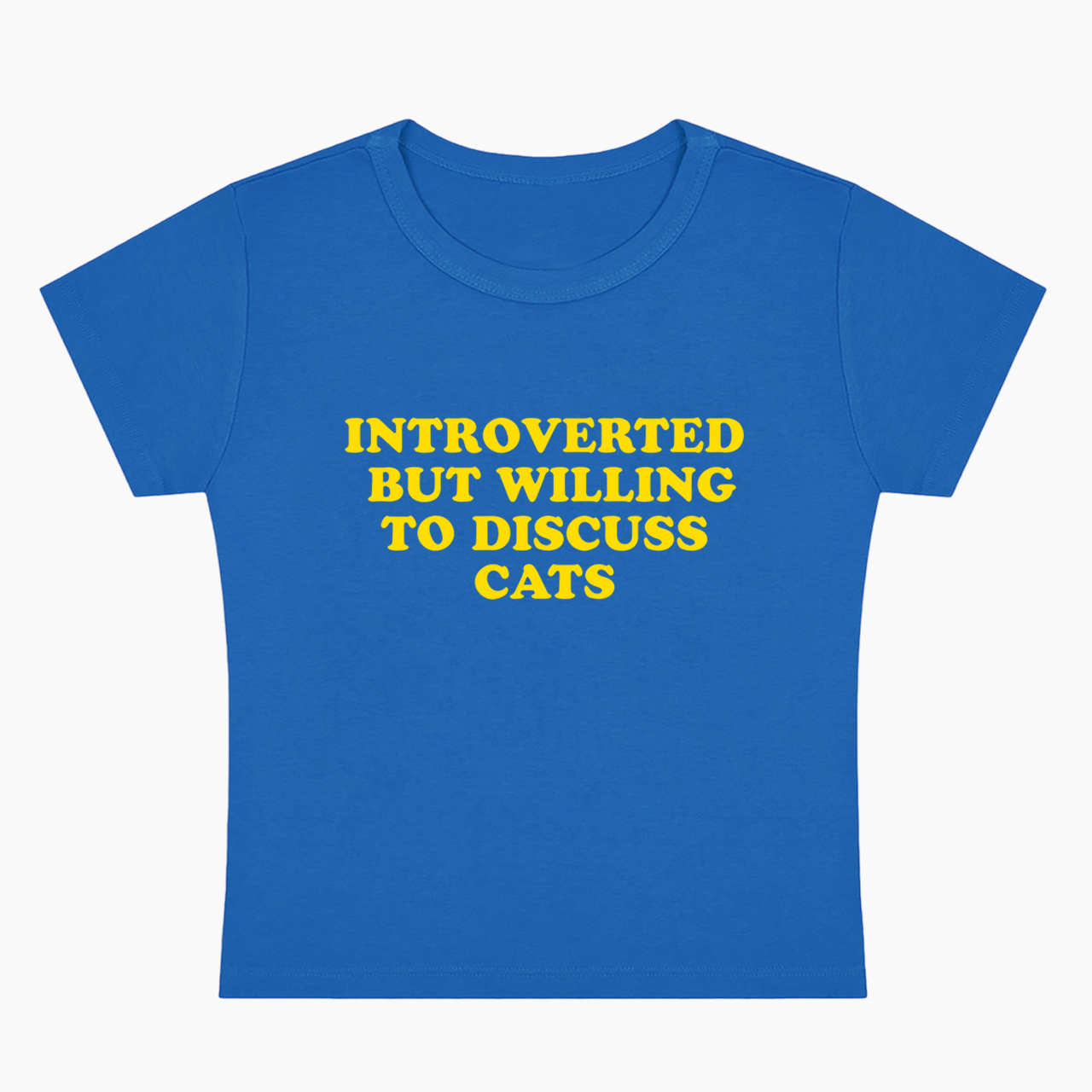 Introverted But Willing To Discuss Cats Baby Tee