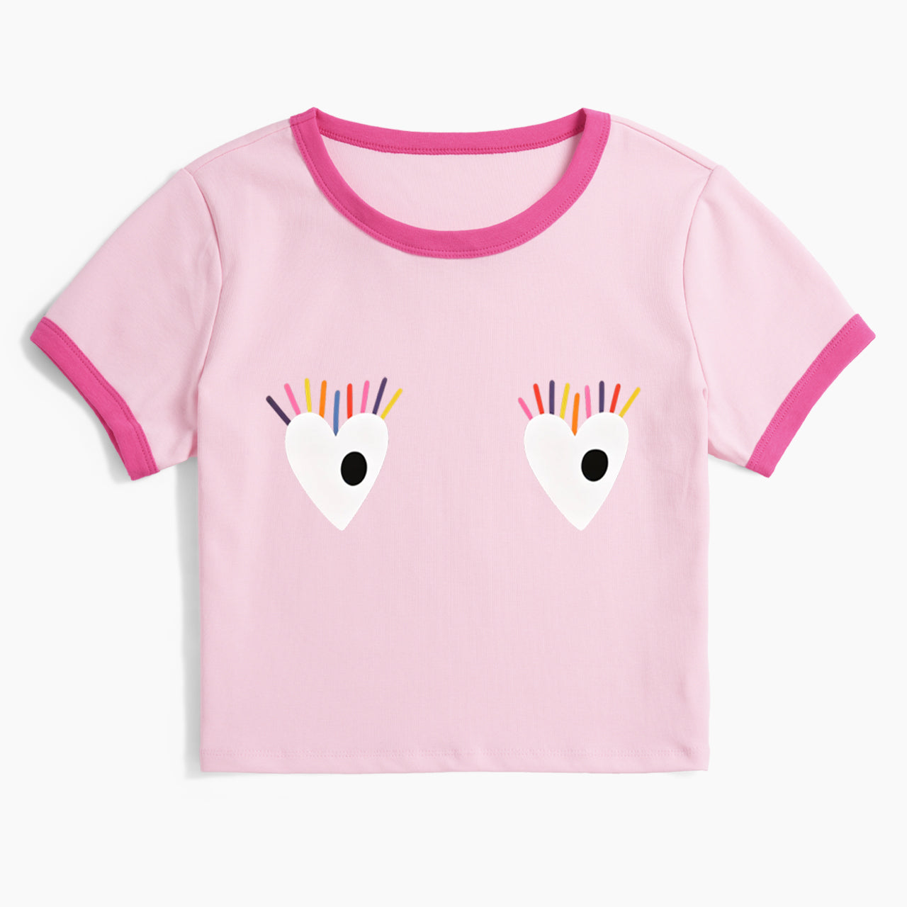Bright Eyed Big Hearted Ringer Tee