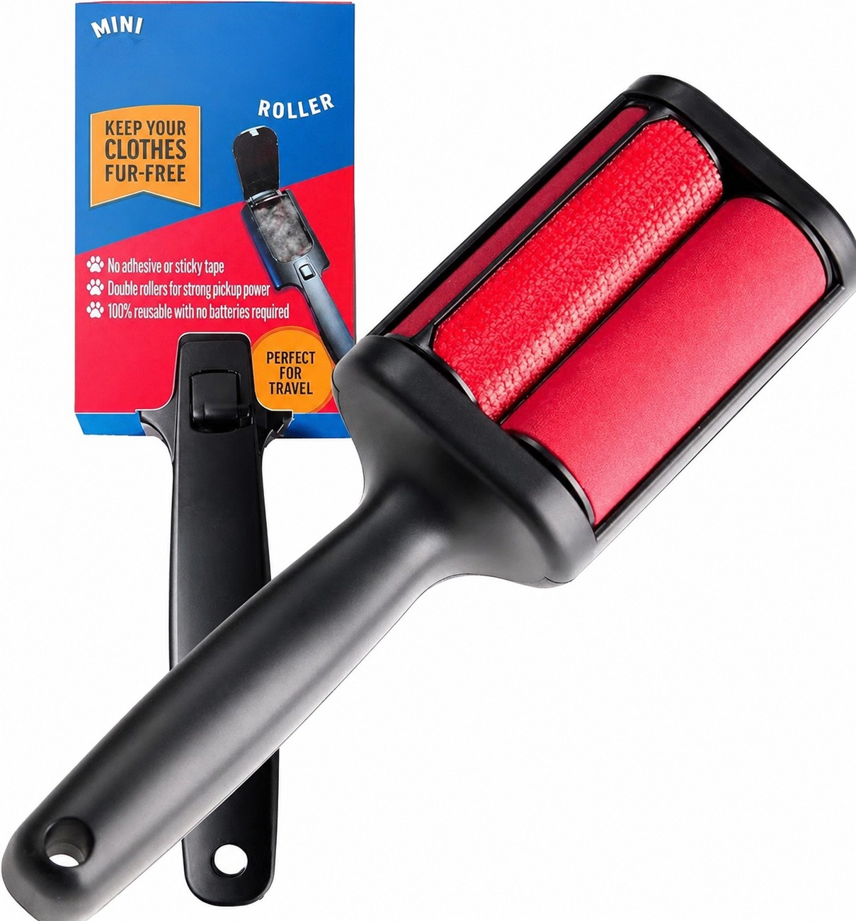 Limited Time Offer 🔥 5 Pack Reusable Pet Hair Remover Rollers for Furniture, Sofas, Carpets, Cars, Rugs and Bedding Only $38