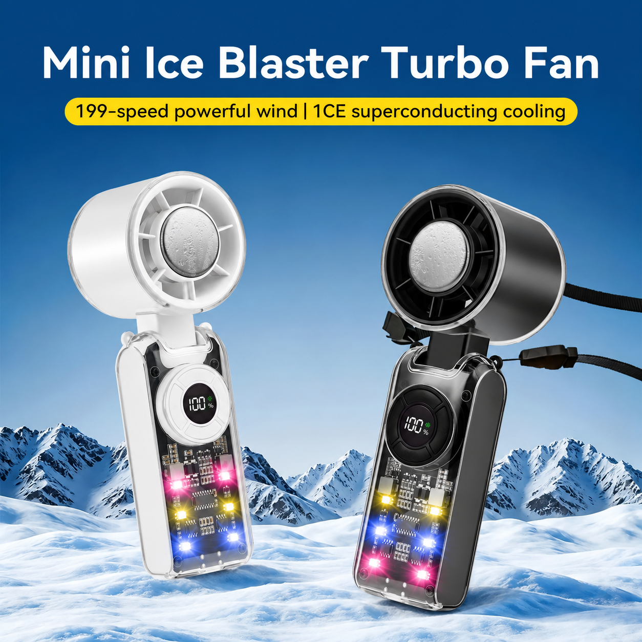 Rechargeable Portable Handheld Cooling Fan