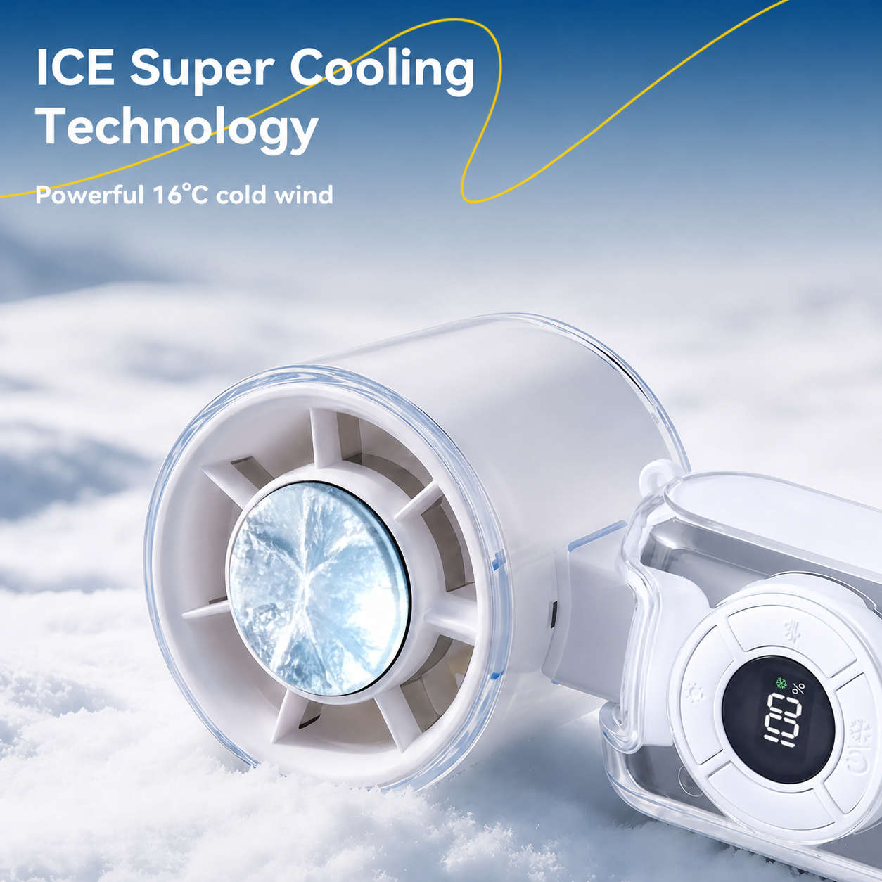 Rechargeable Portable Handheld Cooling Fan gallery image 3