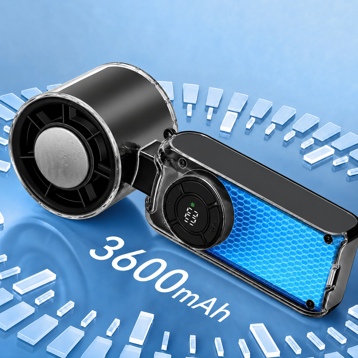 Rechargeable Portable Handheld Cooling Fan gallery image 6