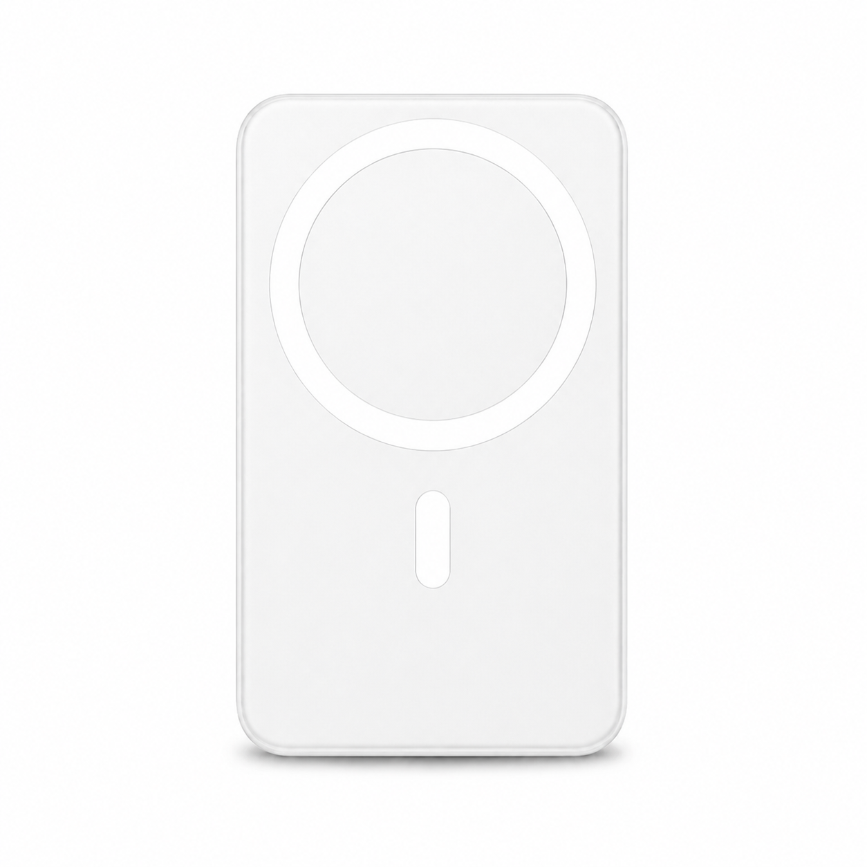 5000mAh Magnetic Wireless Power Bank with USB-C - White
