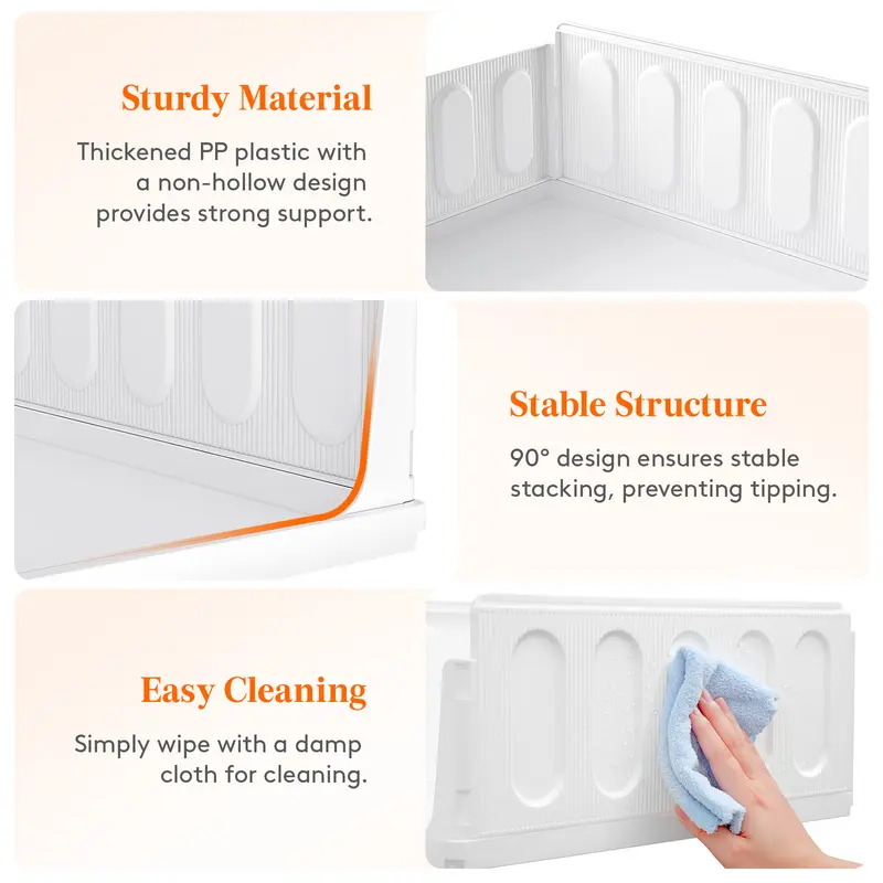 Stackable Closet Organizer Bins – Space-Saving Multipurpose Storage Set product image 5