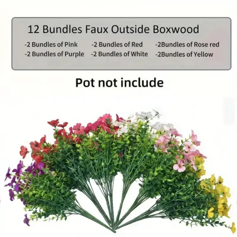 UV Resistant Artificial Flower Bouquet Set 5