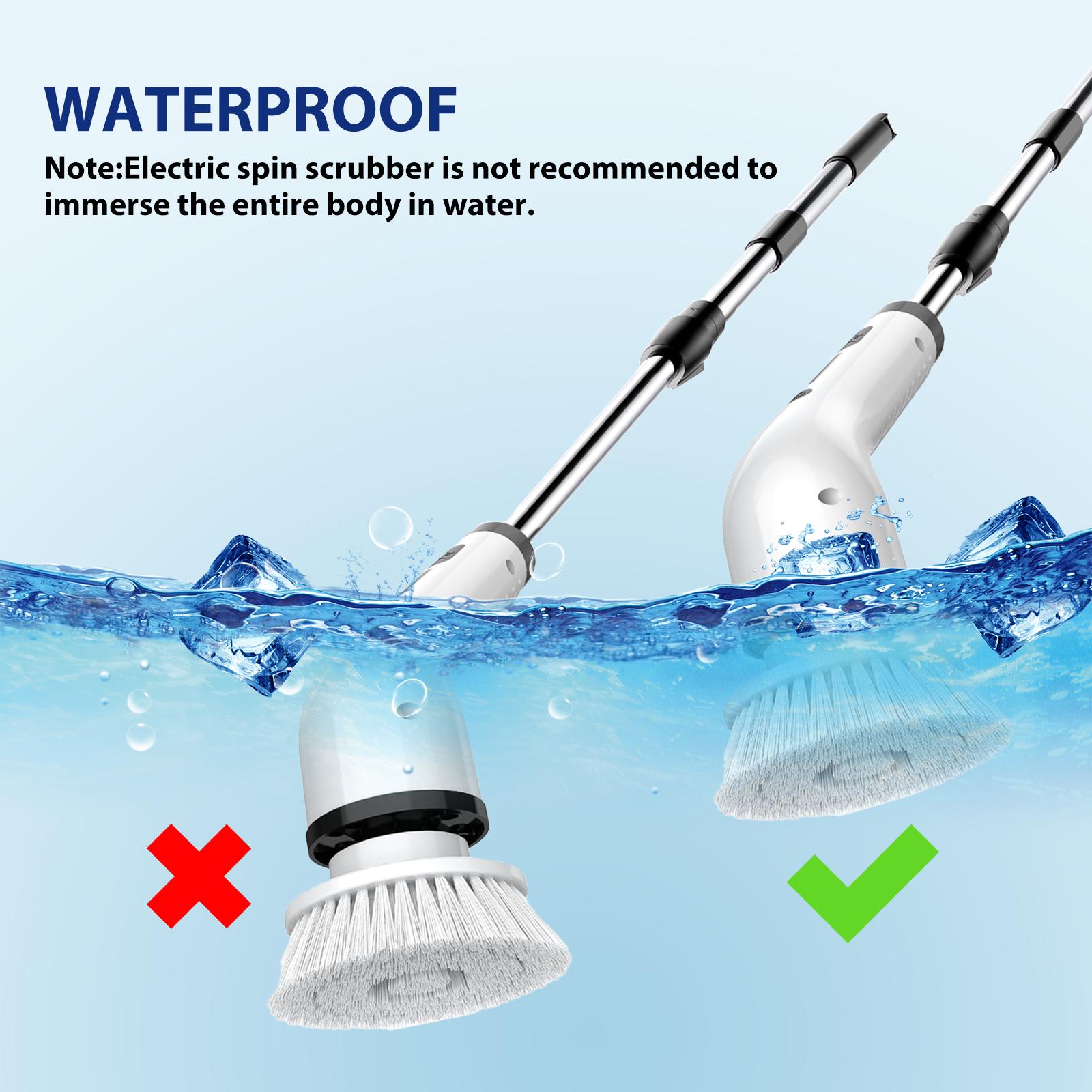 Cordless Electric Spin Scrubber with Extendable Handle detail 4