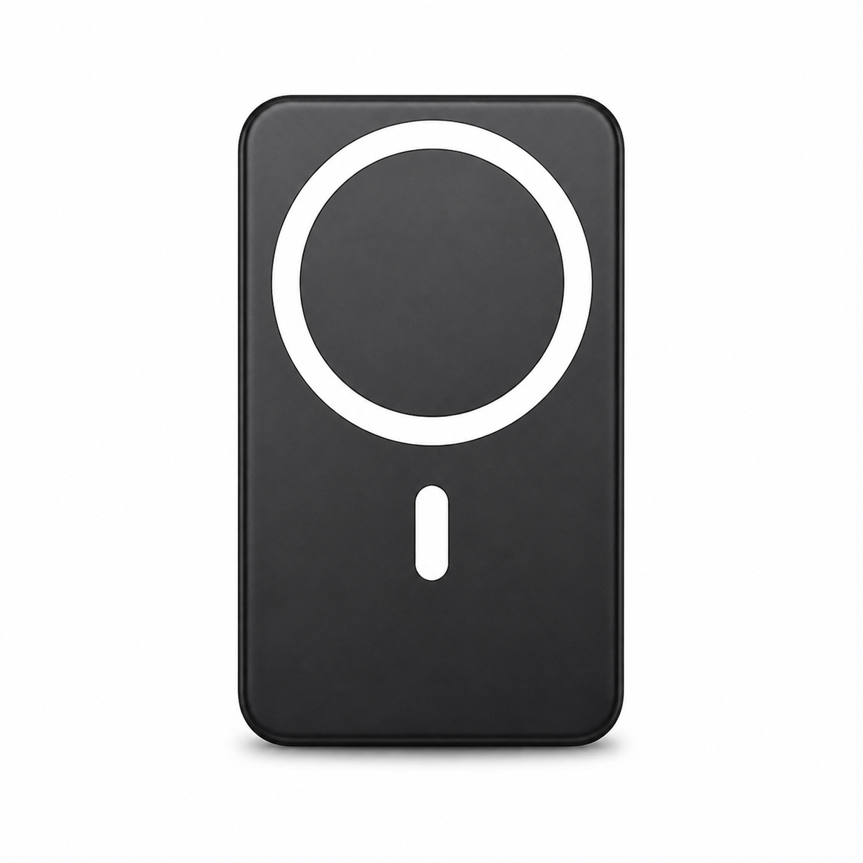 5000mAh Magnetic Wireless Power Bank with USB-C - Black