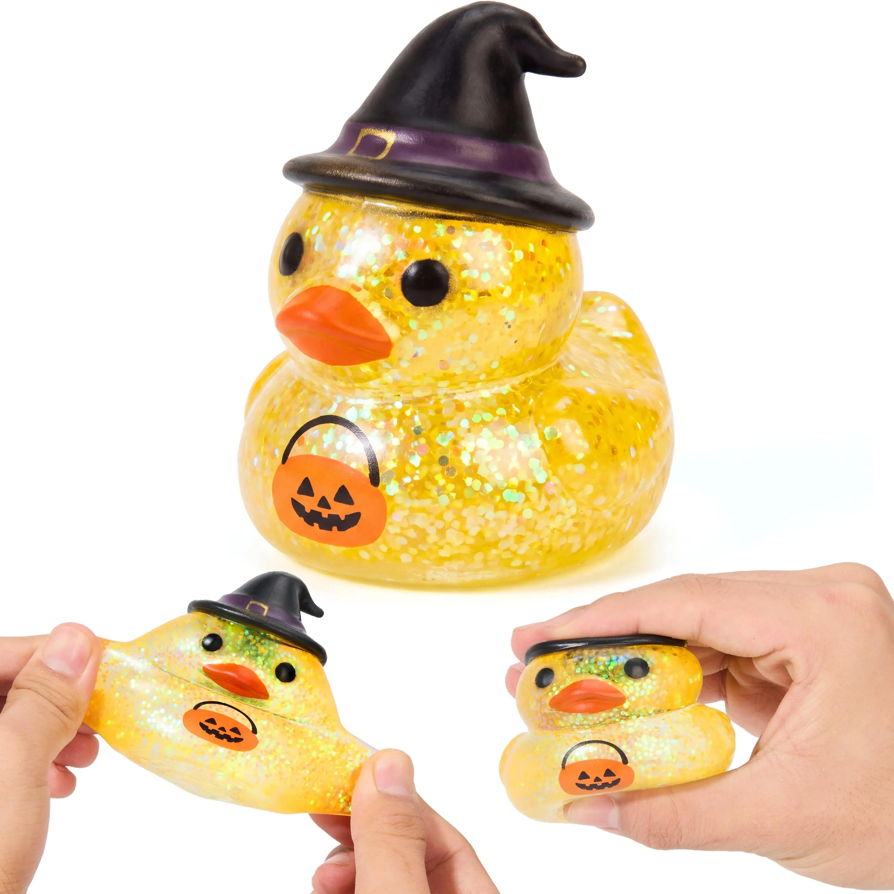 Halloween Squishy Stress Relief Toy Set 1pc Duck No Steamer