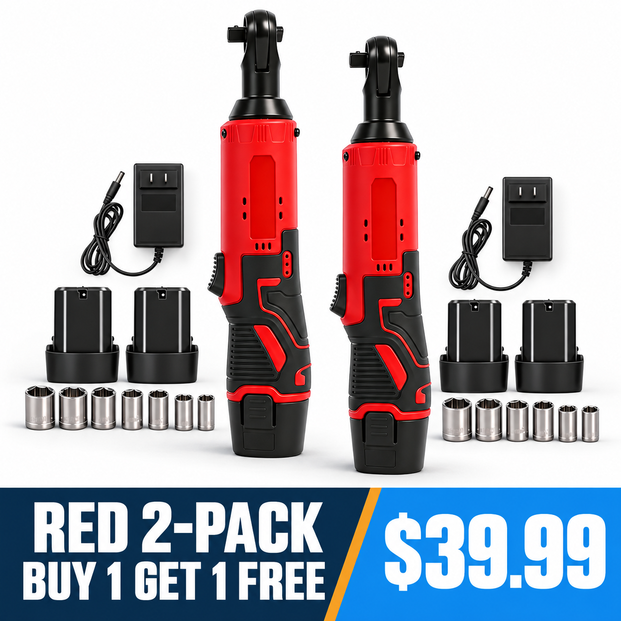 Red 2-Pack Buy 1 Get 1 Free - $39.99