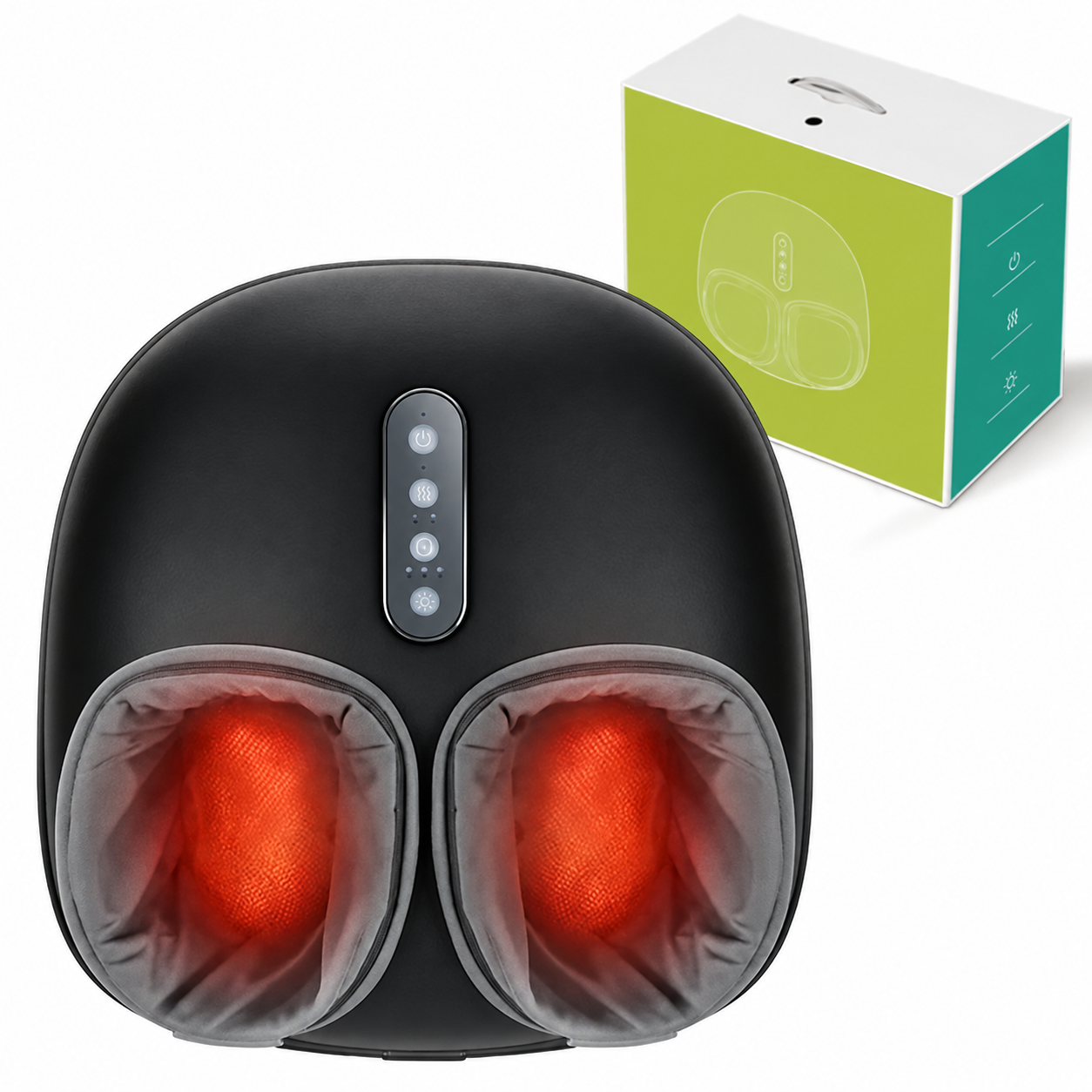 Black foot massager