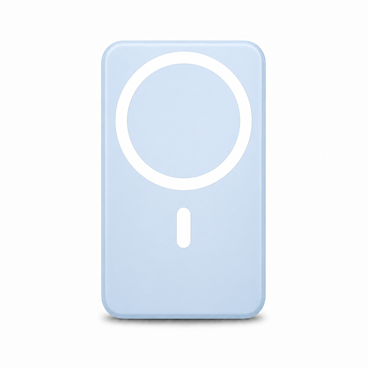 5000mAh Magnetic Wireless Power Bank with USB-C - Sky Blue