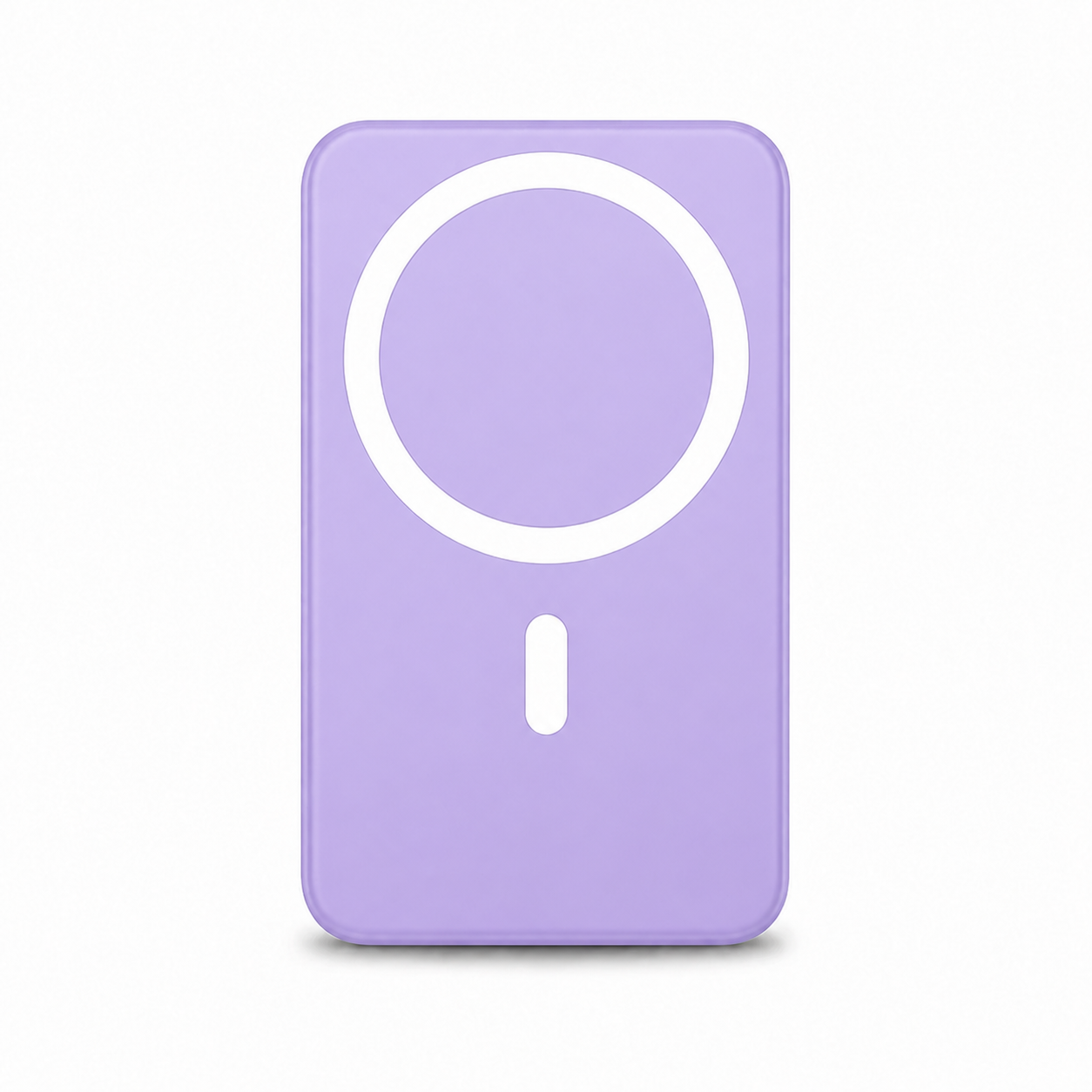 5000mAh Magnetic Wireless Power Bank with USB-C - Purple