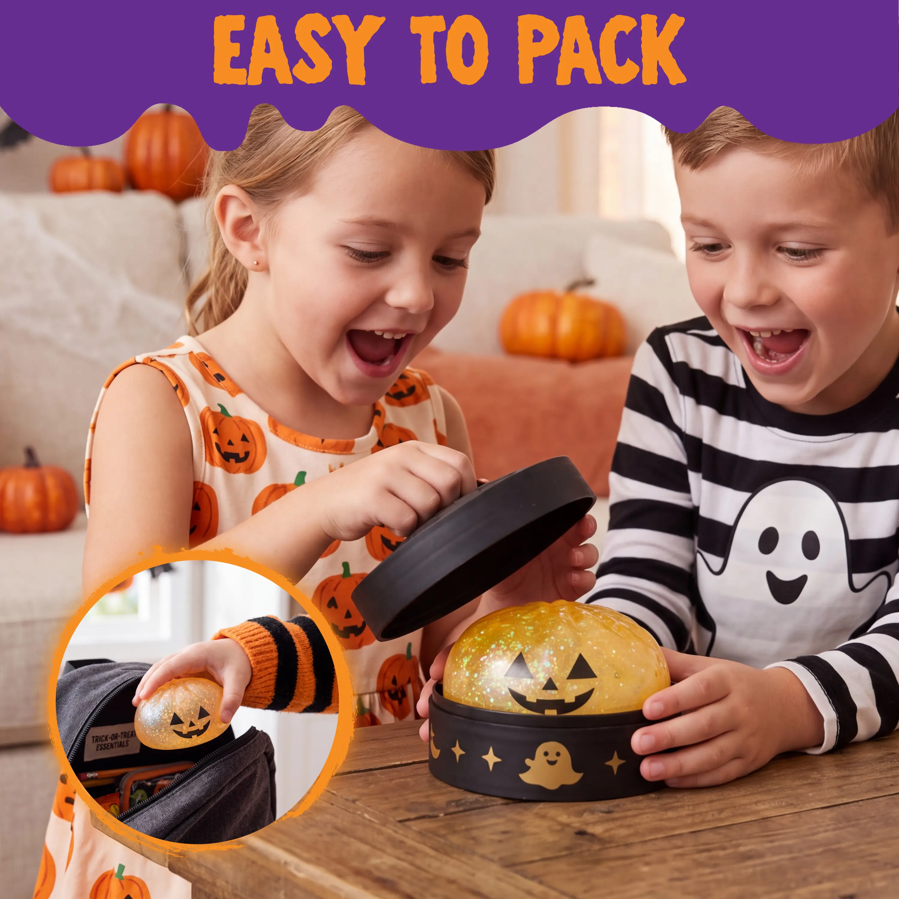 Halloween Squishy Stress Relief Toy Set view 5