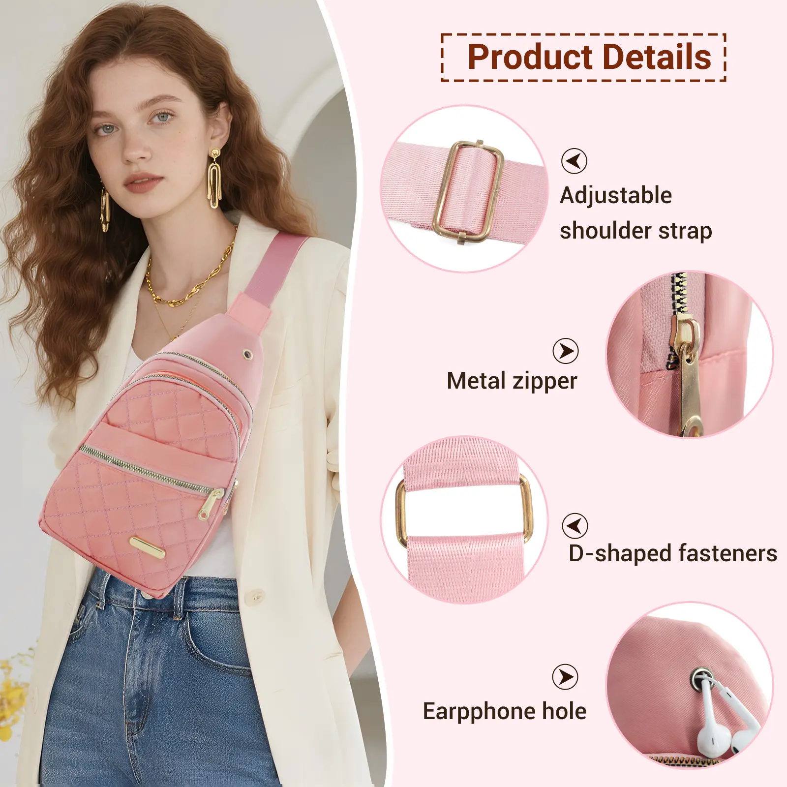 Small Sling Backpack Crossbody Bag 4