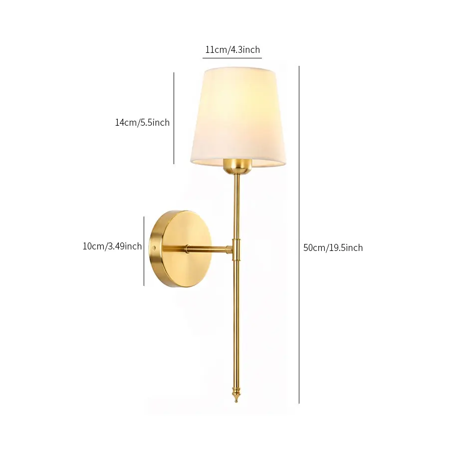 Wall sconce dimensions