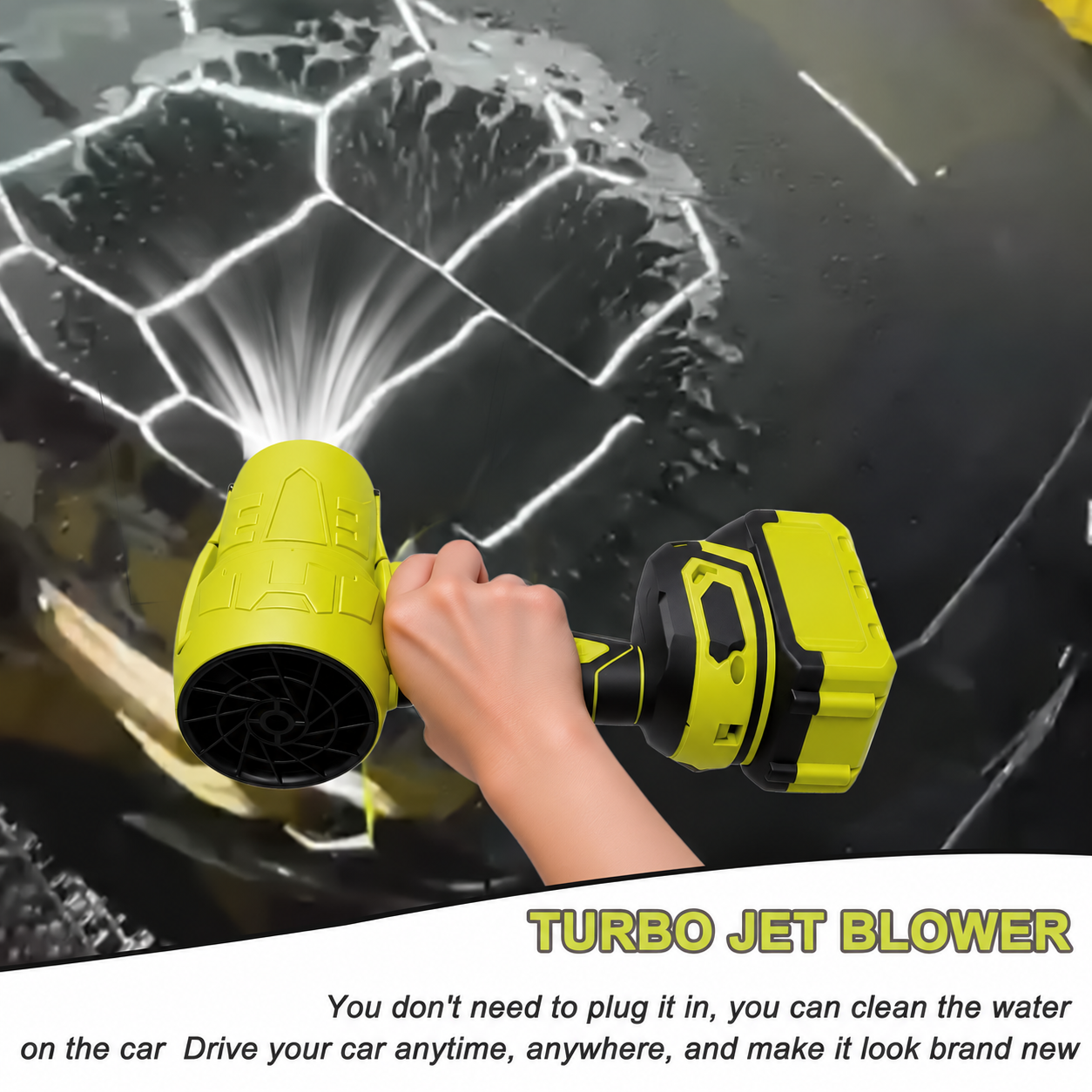 Cordless turbo jet blower feature 13