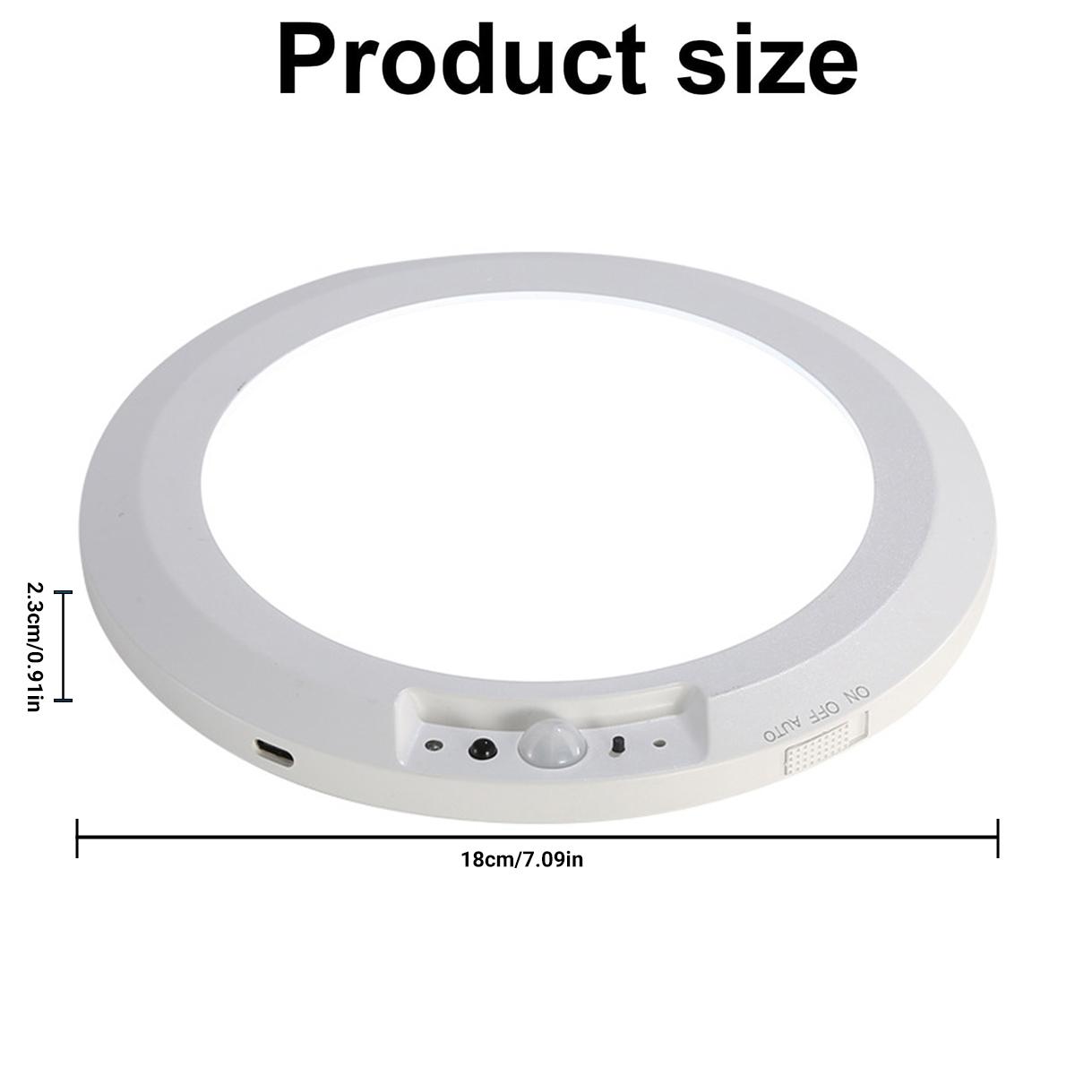 Rechargeable Motion Sensor Ceiling Light with Remote detail 1