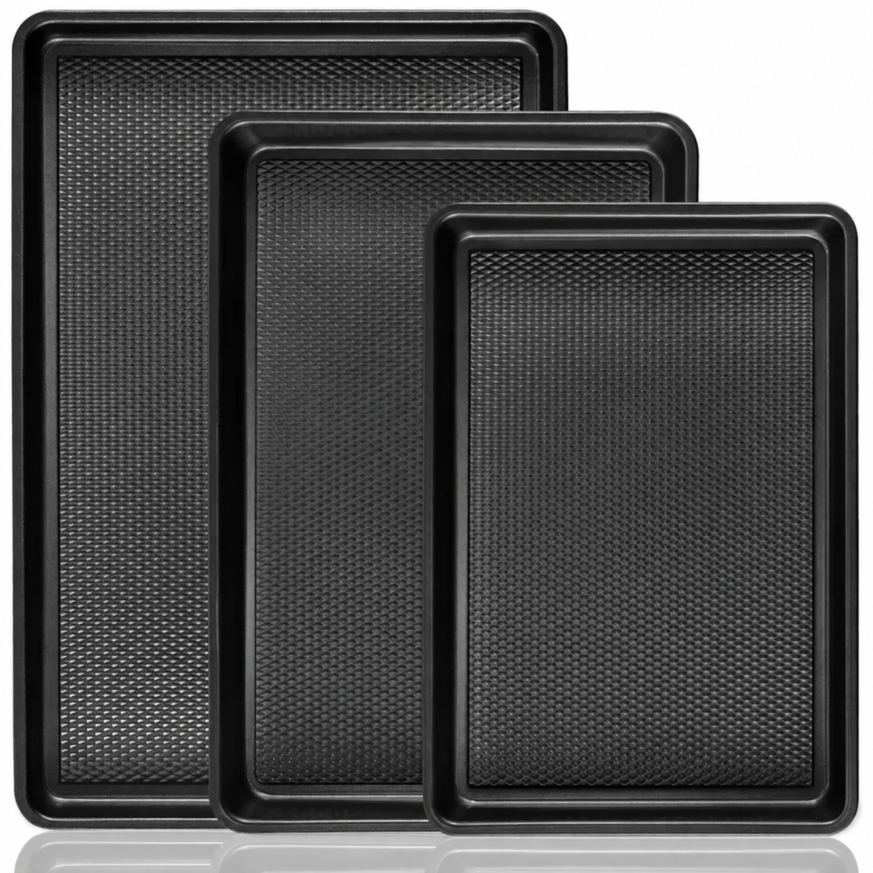 9-Piece Diamond-Texture Nonstick Bakeware Set product image 1