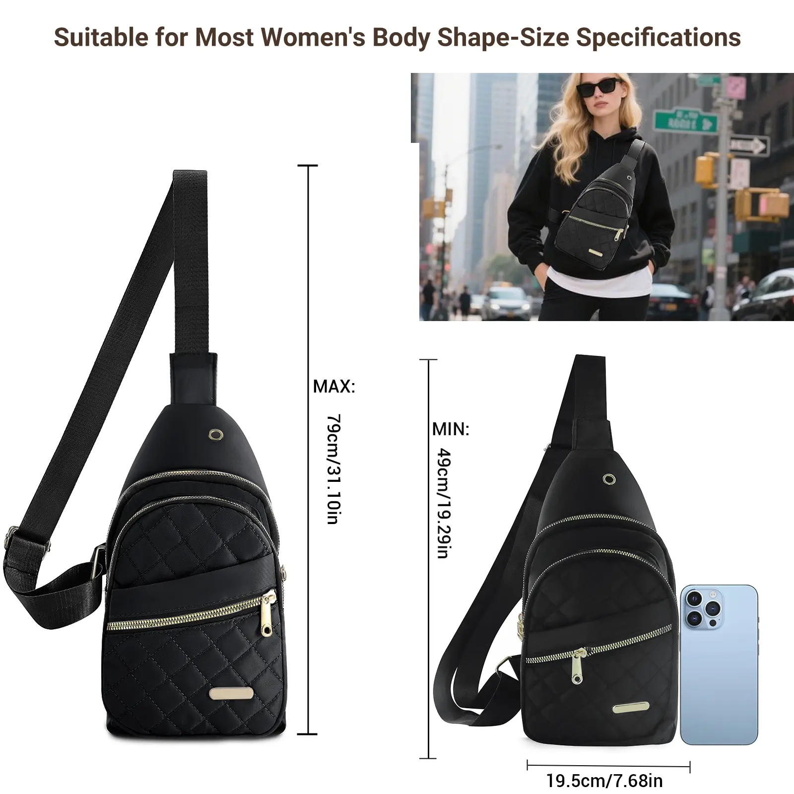 Small Sling Backpack Crossbody Bag 8