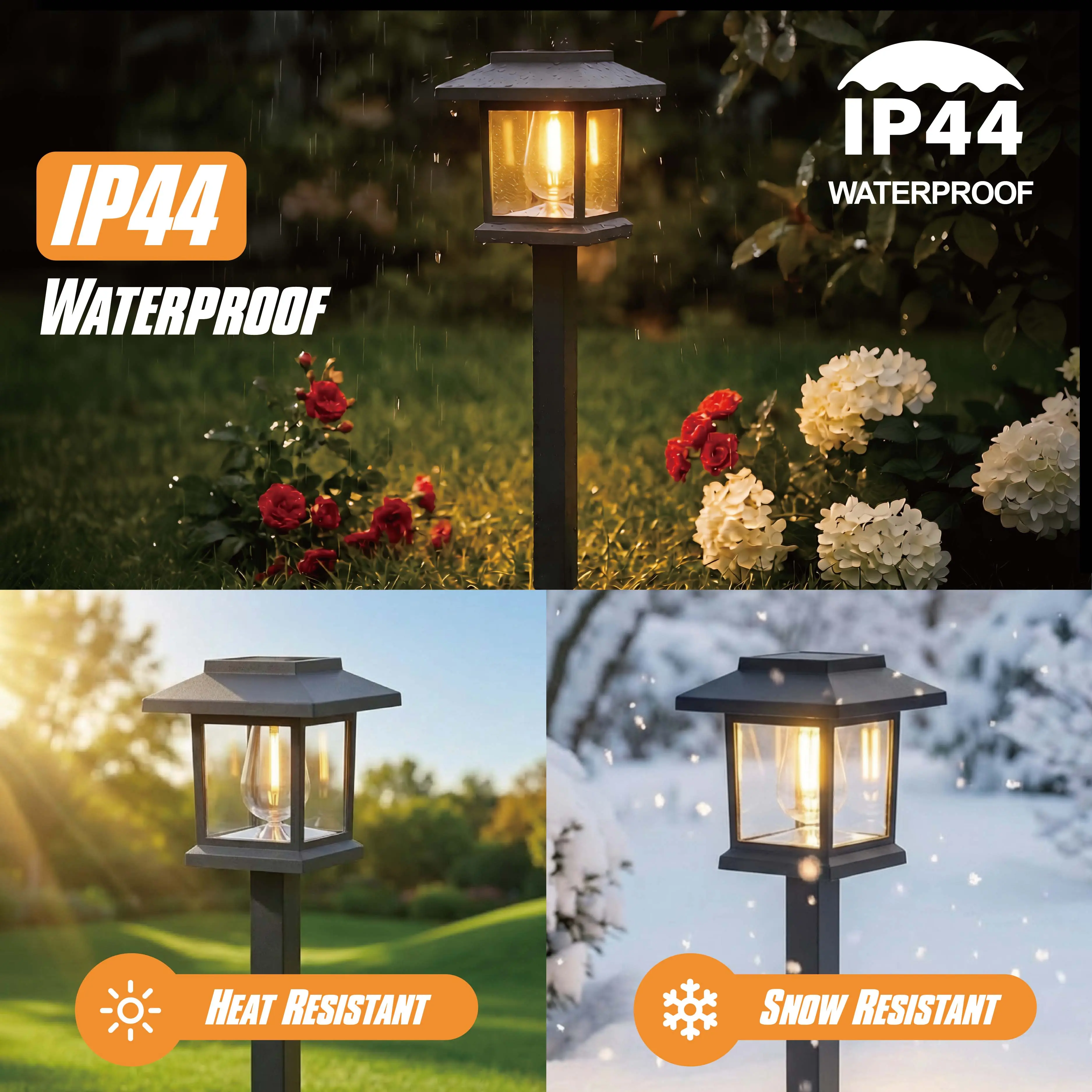 Solar Pathway Lights with Warm White LED, 6 or 12 Pack feature image 8