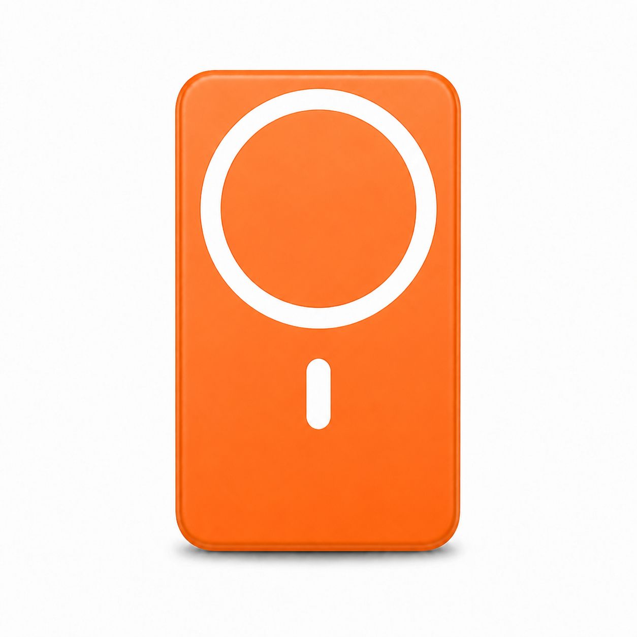 5000mAh Magnetic Wireless Power Bank with USB-C - Orange
