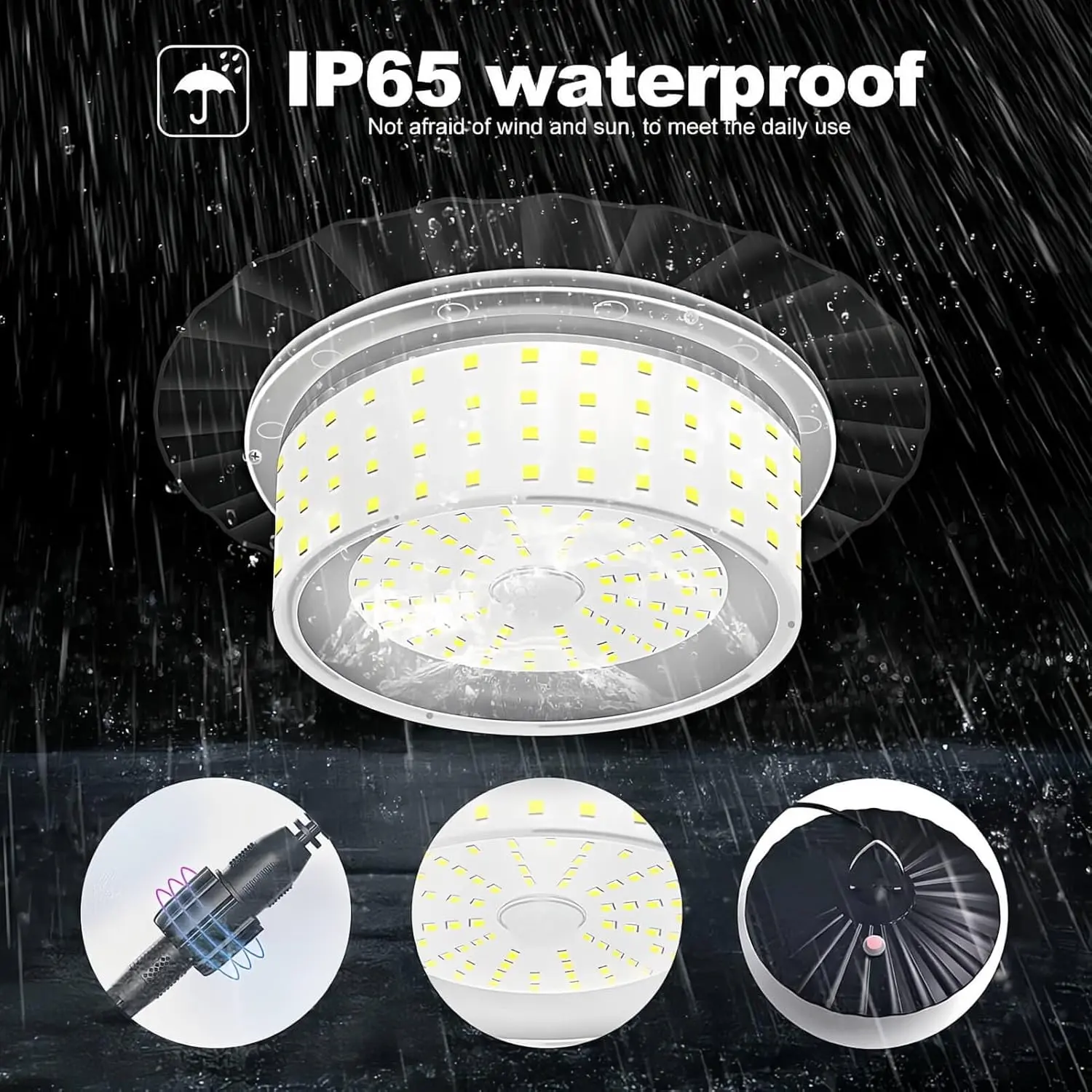 244-LED Solar Shed Pendant Light product image 3
