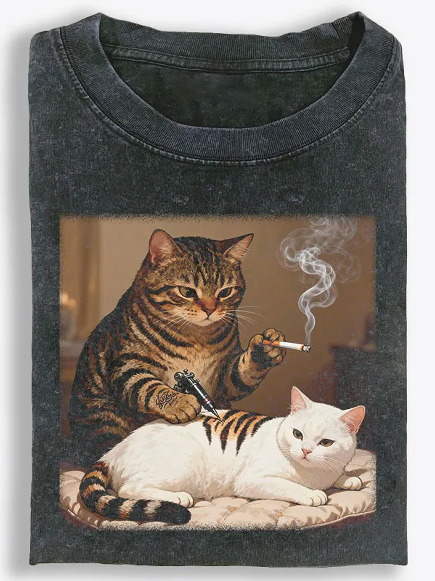 Vintage Washed T-Shirt| RetroClaws