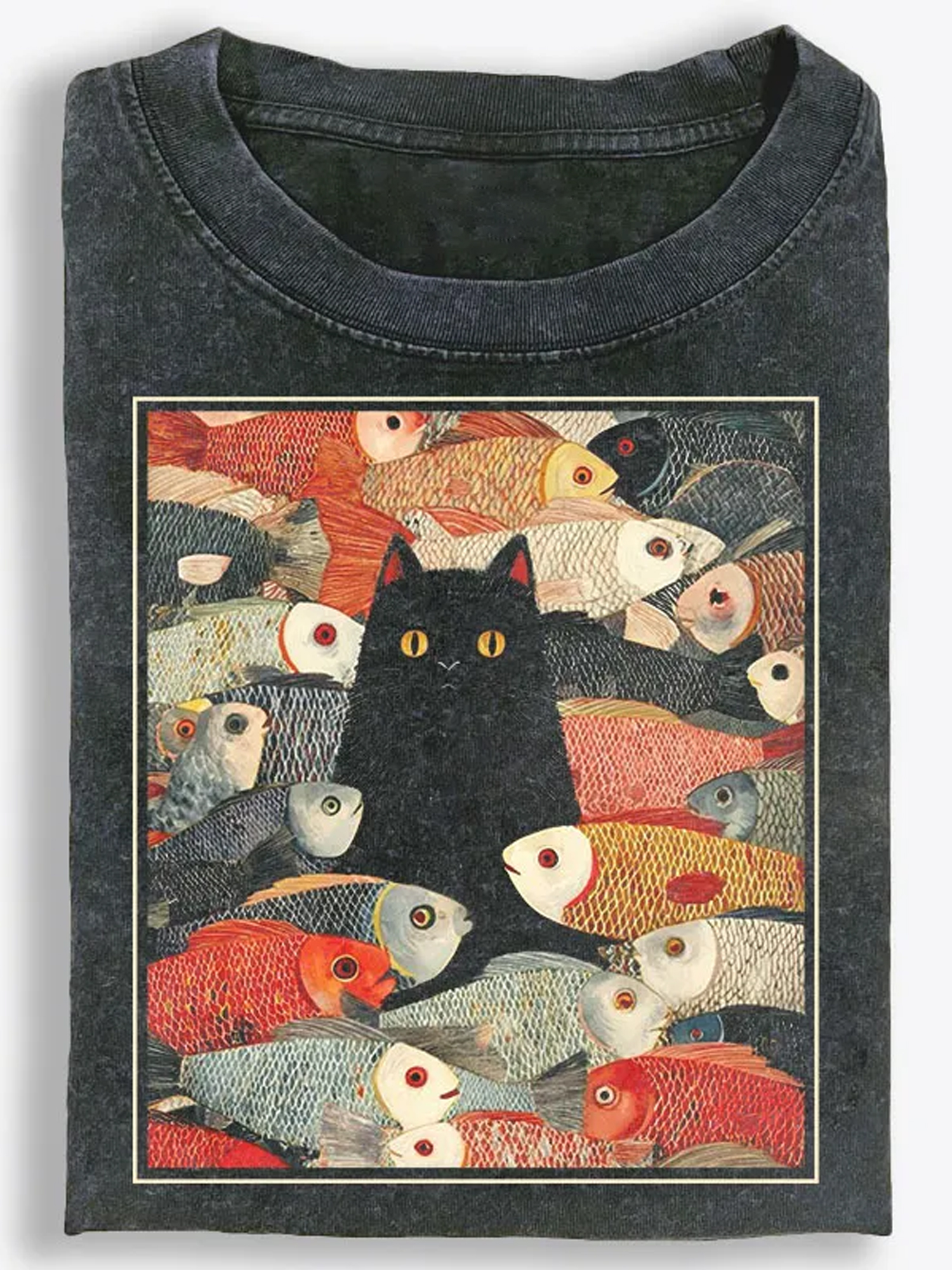 Vintage Washed T-Shirt| RetroClaws