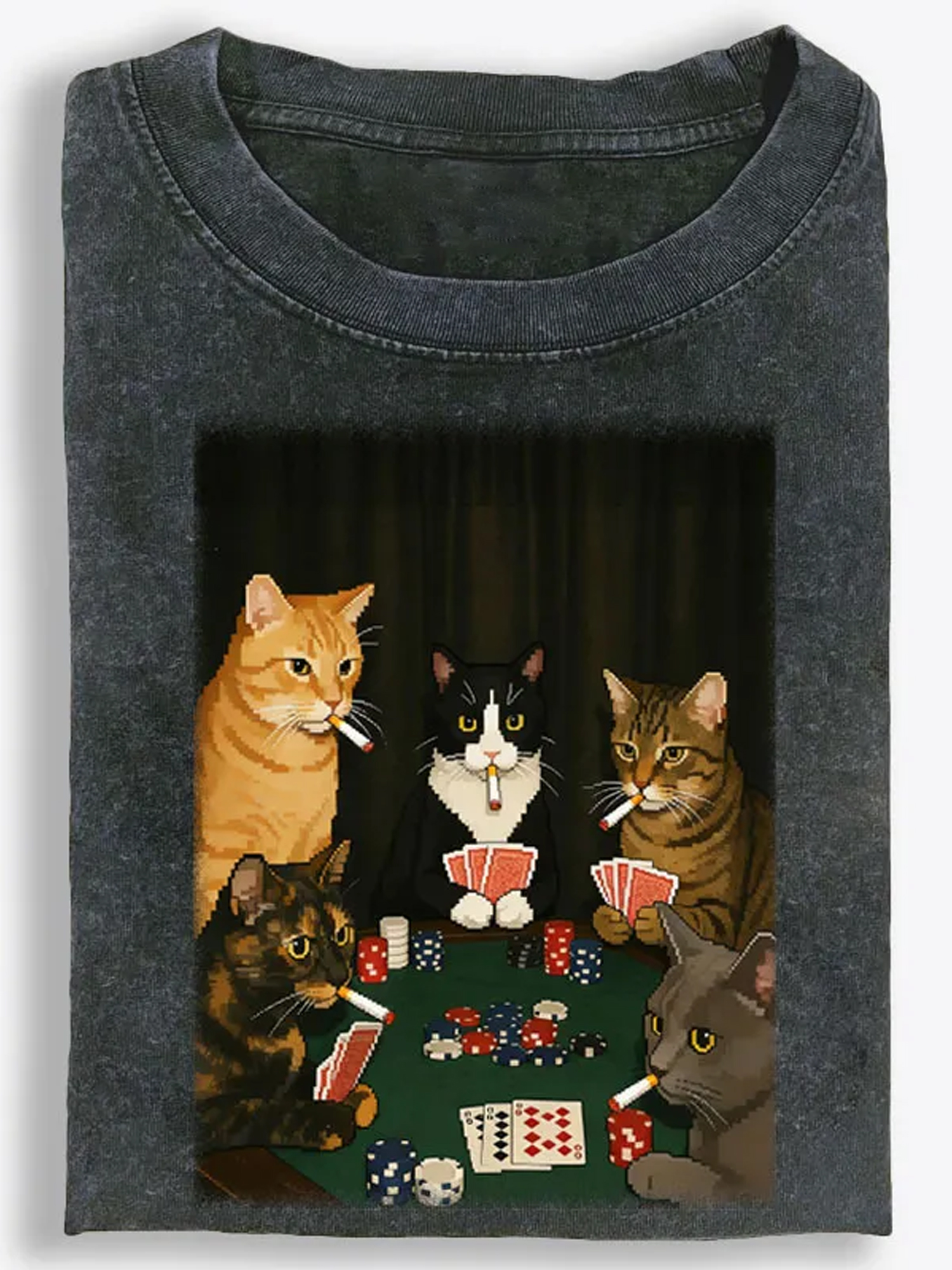 Vintage Washed T-Shirt| RetroClaws