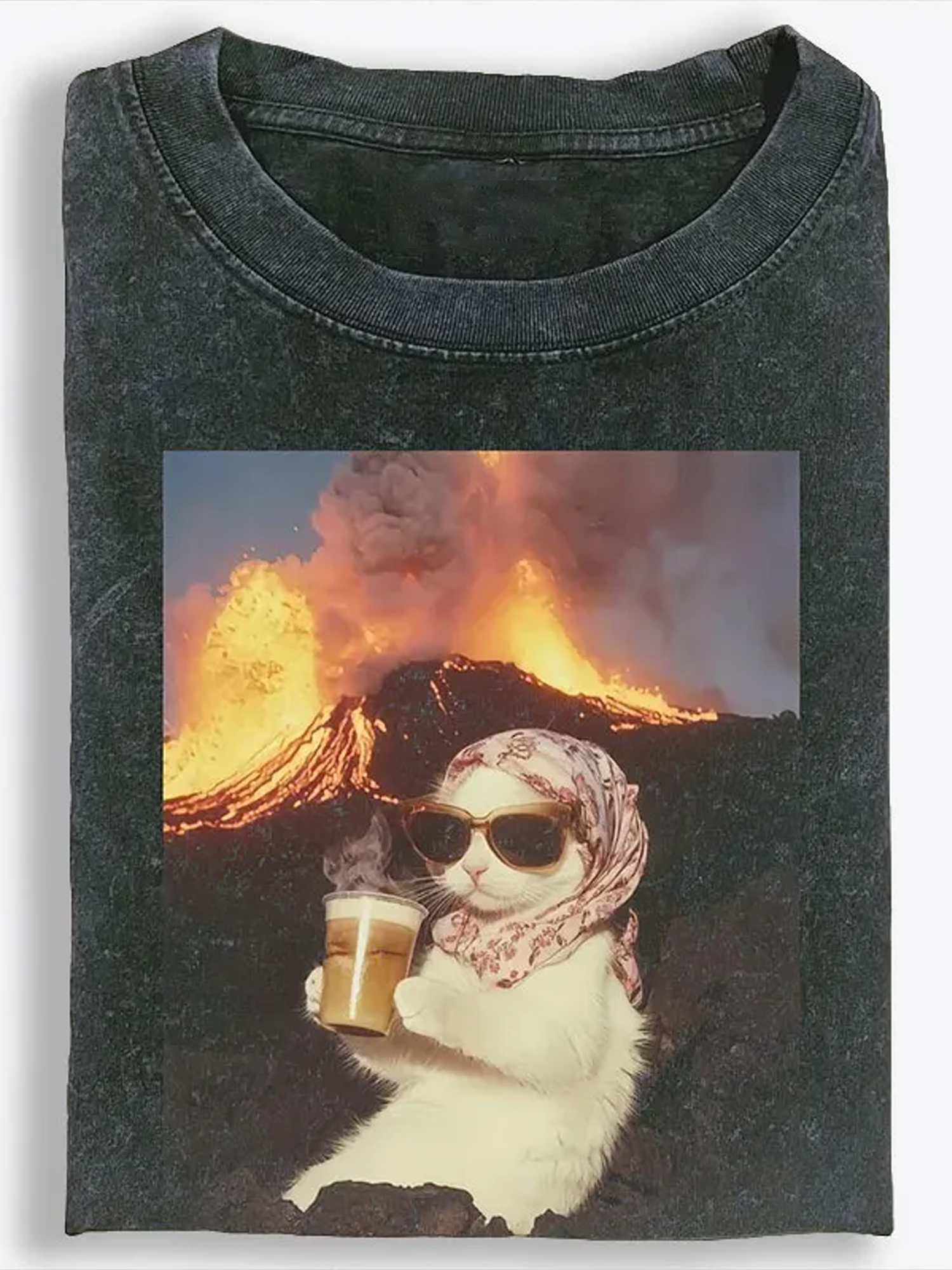 Vintage Washed T-Shirt| RetroClaws